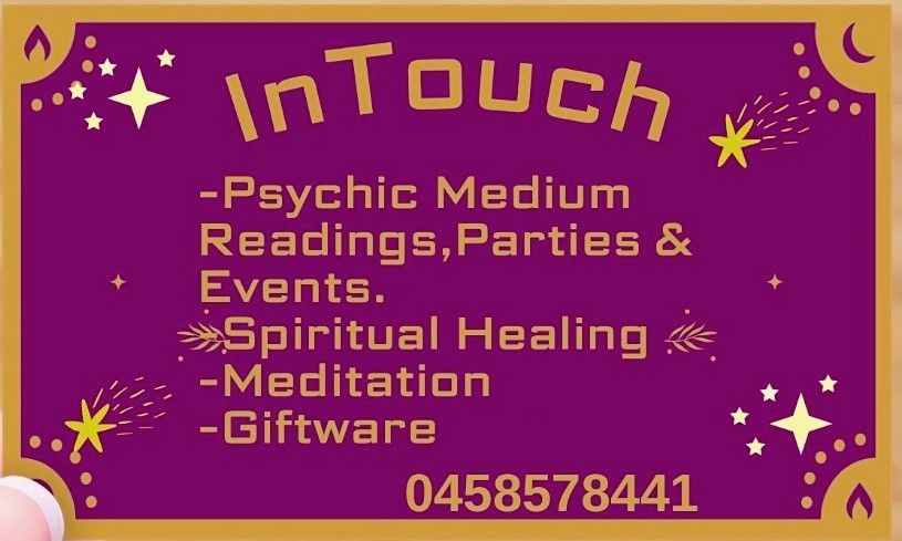 InTouch Psychic Services Facebook ad: Psychic Medium & Tarot Readings.