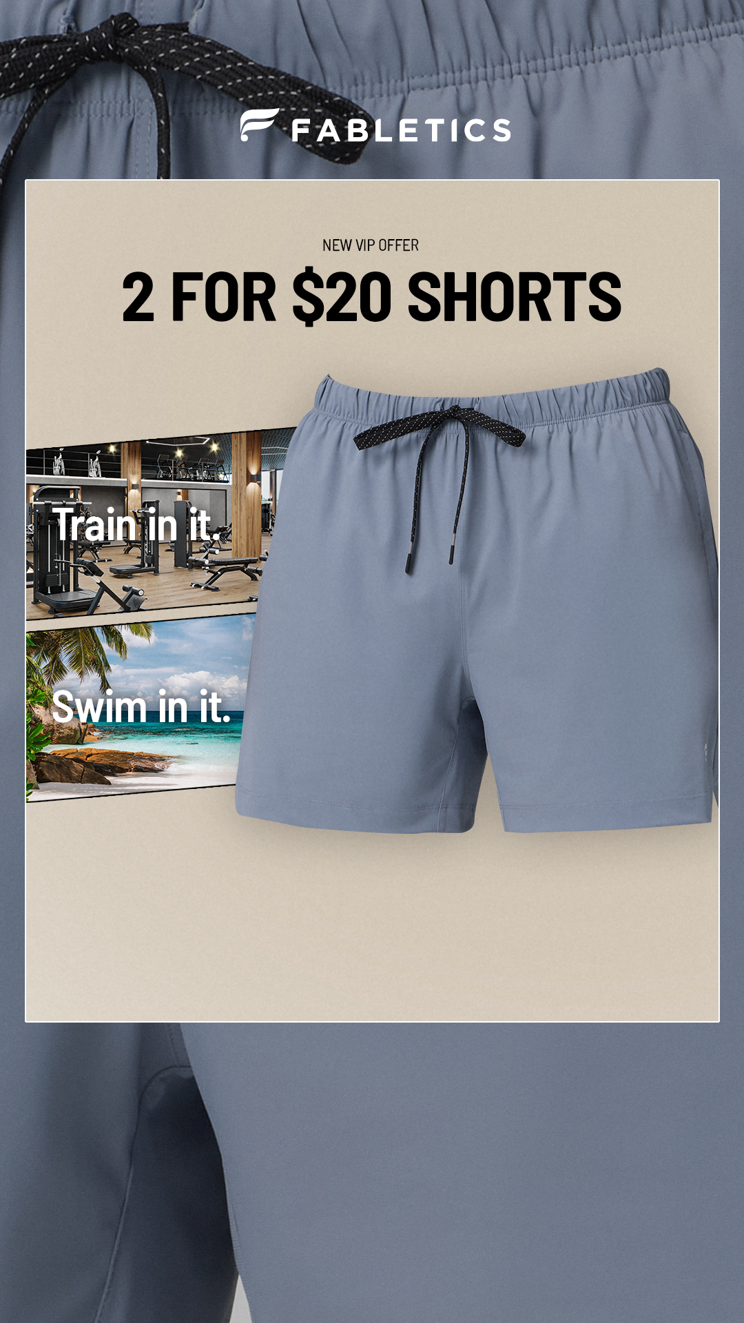 Fabletics Men Facebook ad