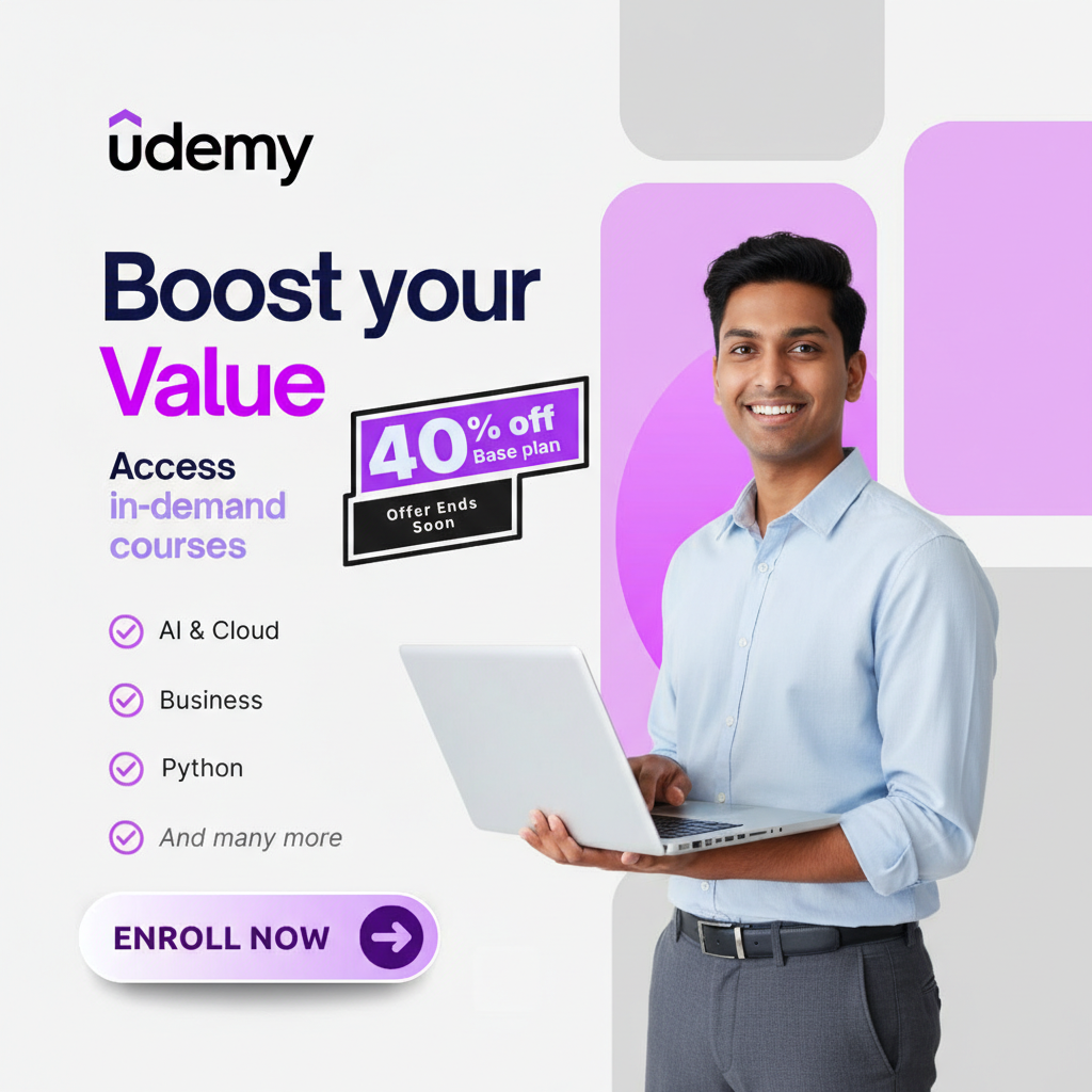 Udemy Facebook ad