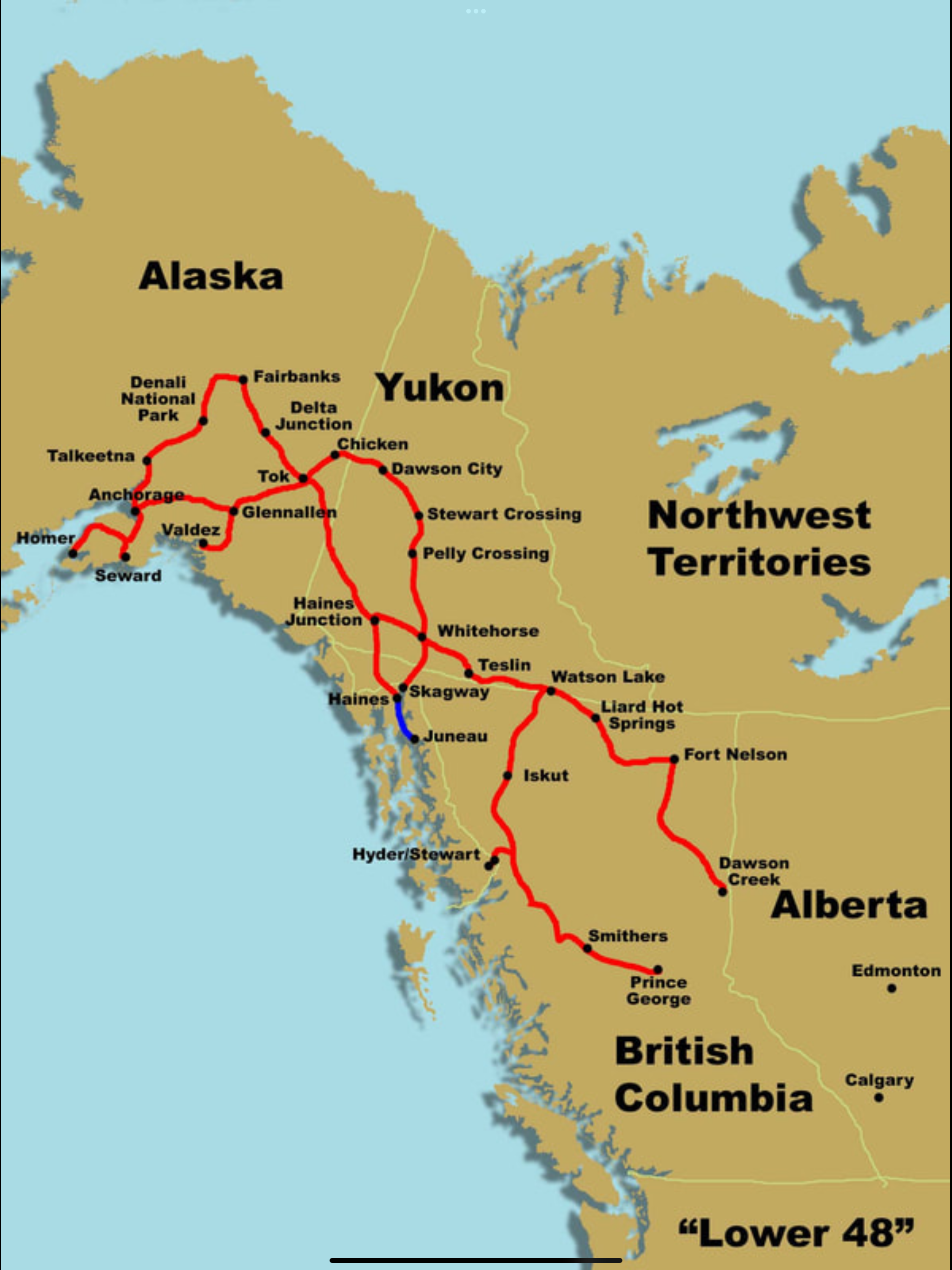 Adventure Treks Facebook ad: Caravan to Alaska & Yukon