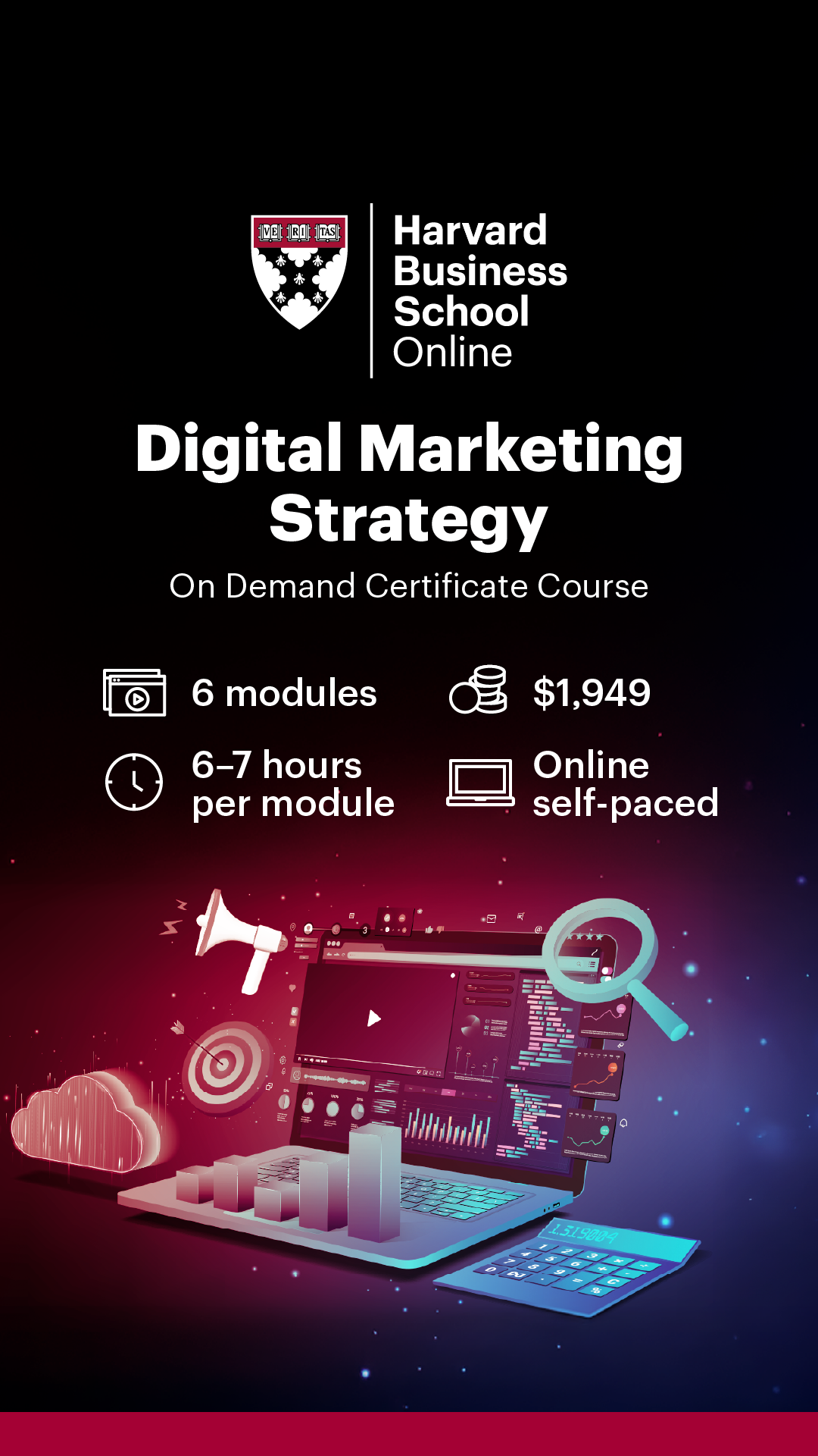 Harvard Business School Online Facebook ad