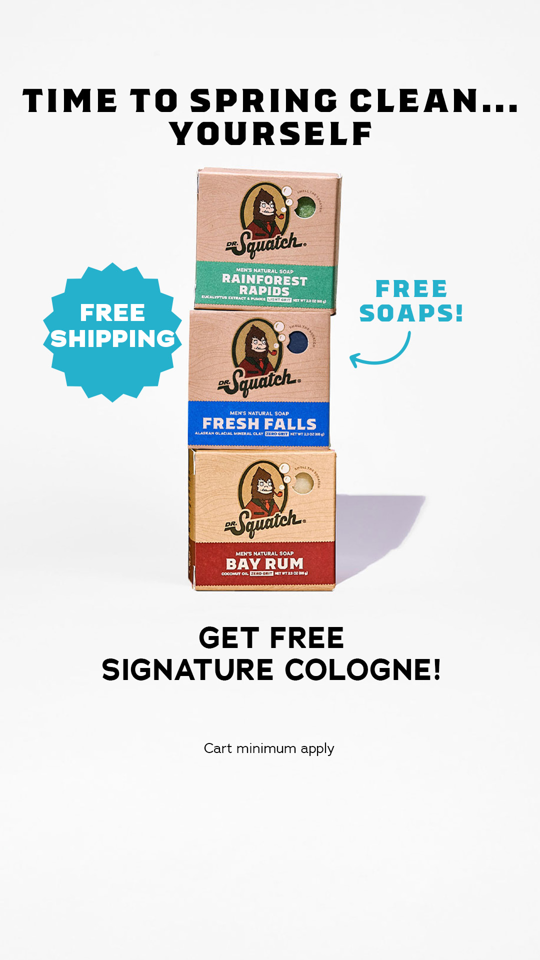 Dr. Squatch Facebook ad