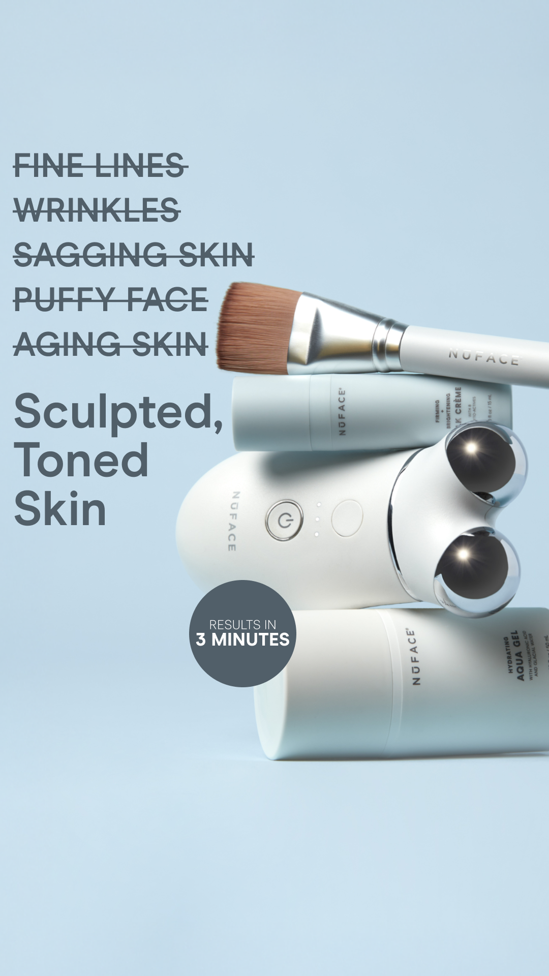 NuFACE Facebook ad