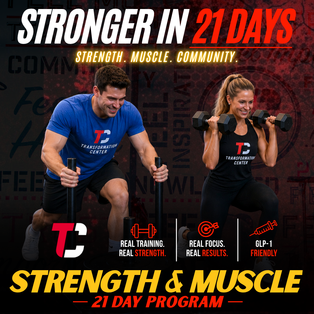 The Camp Transformation Center - San Jose Facebook ad: MUSCLE IS THE SECRET TO LASTING RESULTS
