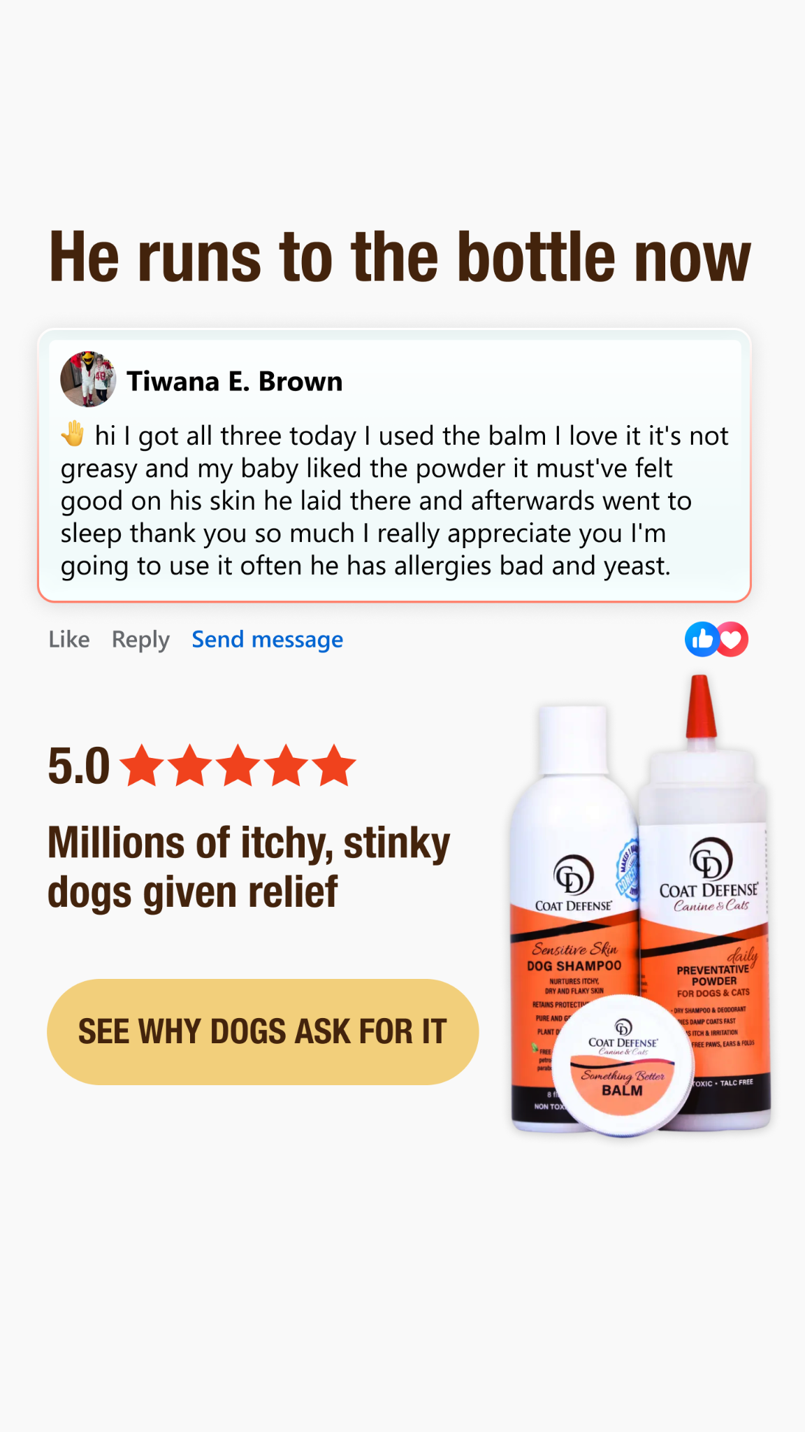 Coat Defense Facebook ad