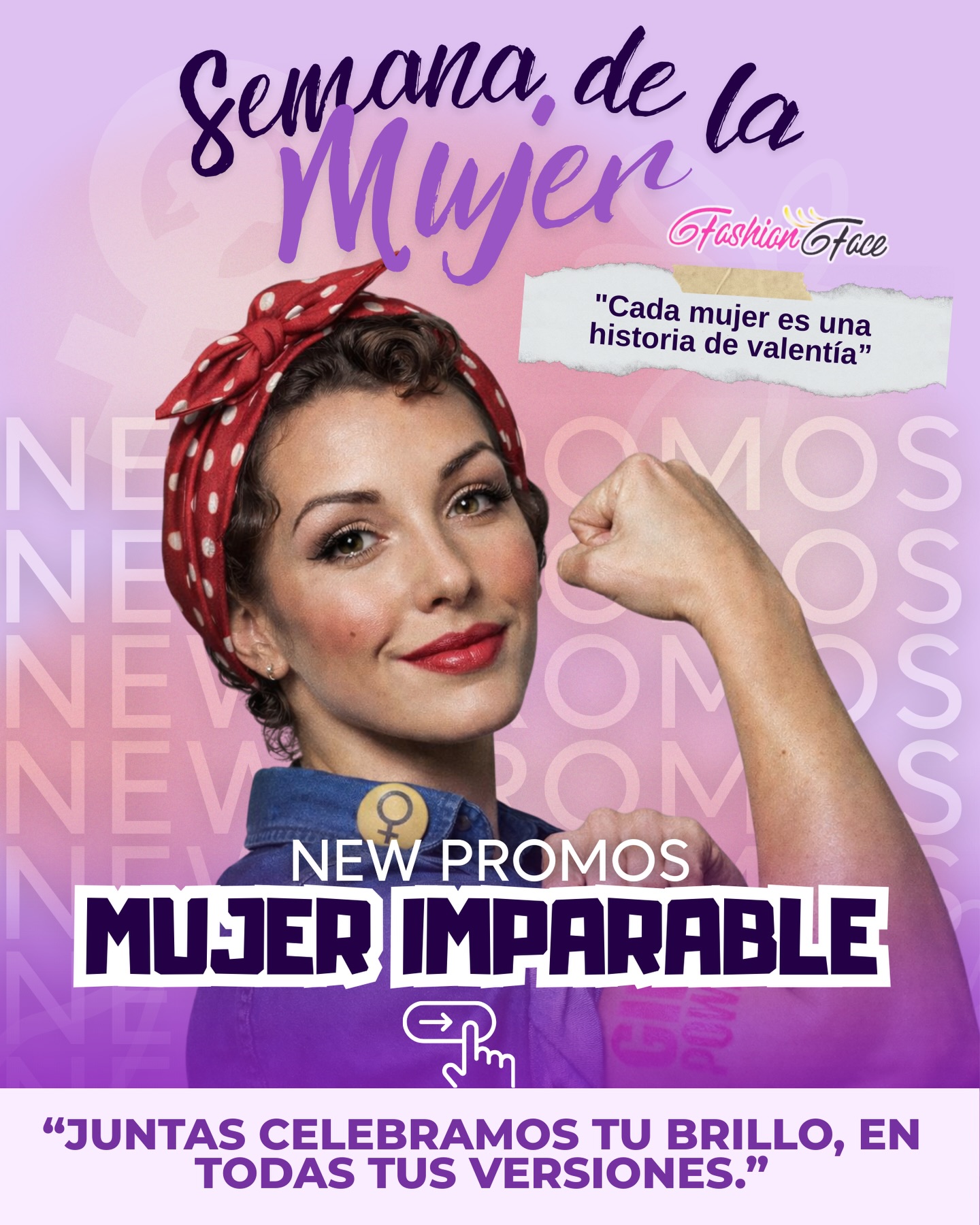 Fashionface_ec Peluquería y Más Facebook ad: SEMANA DE LA MUJER… pero esta vez no…