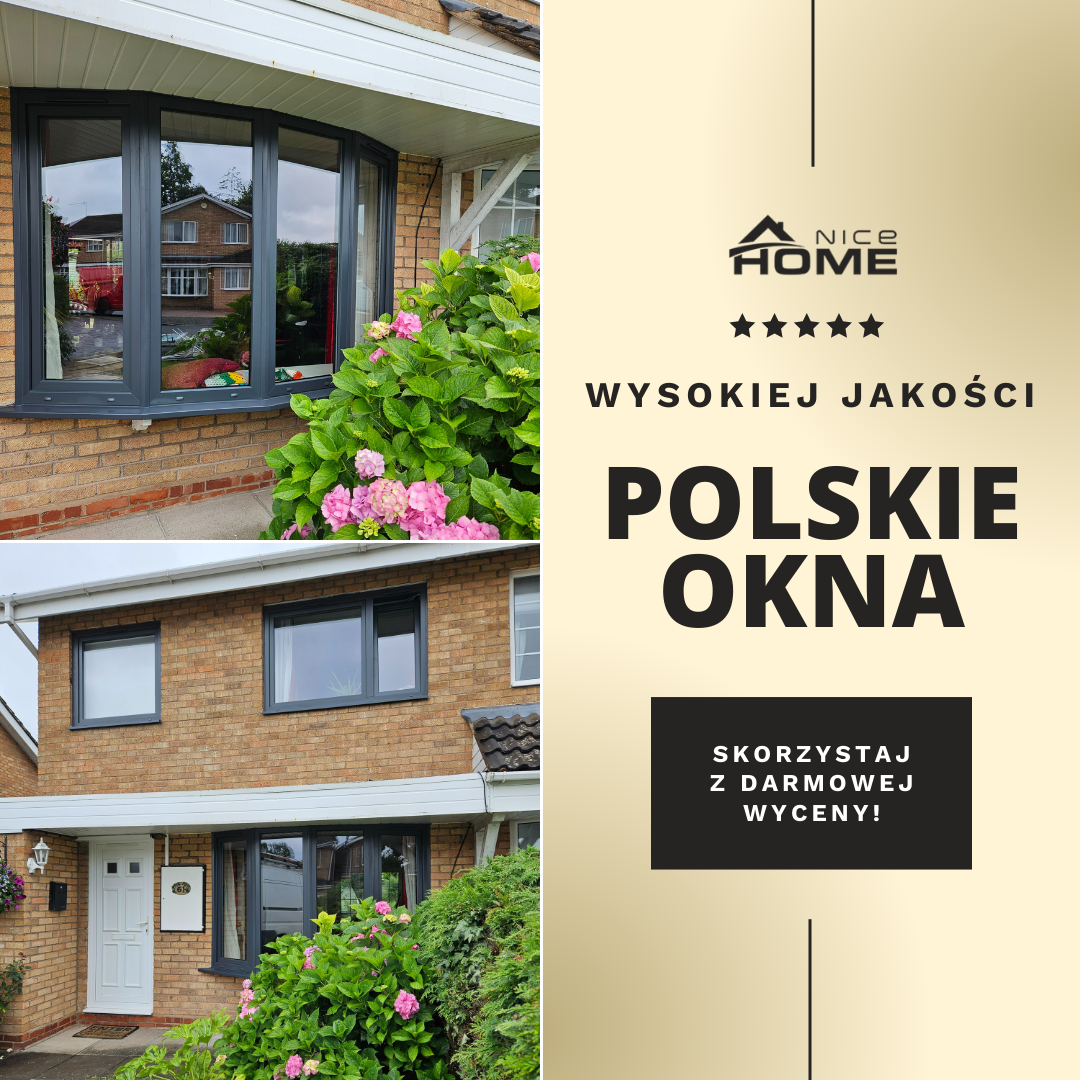 NICE HOME - windows, doors, blinds Facebook ad: Okna z usługą montażu!