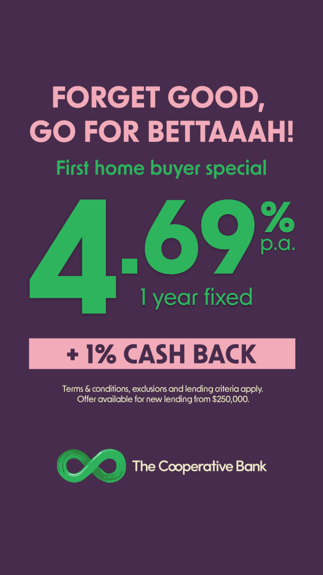 The Co-operative Bank NZ Facebook ad