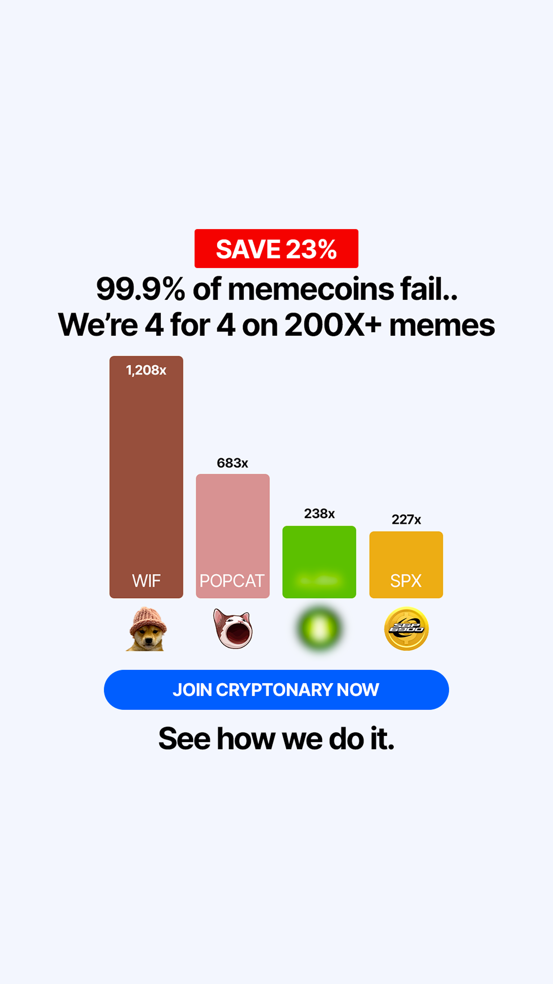 Cryptonary Facebook ad