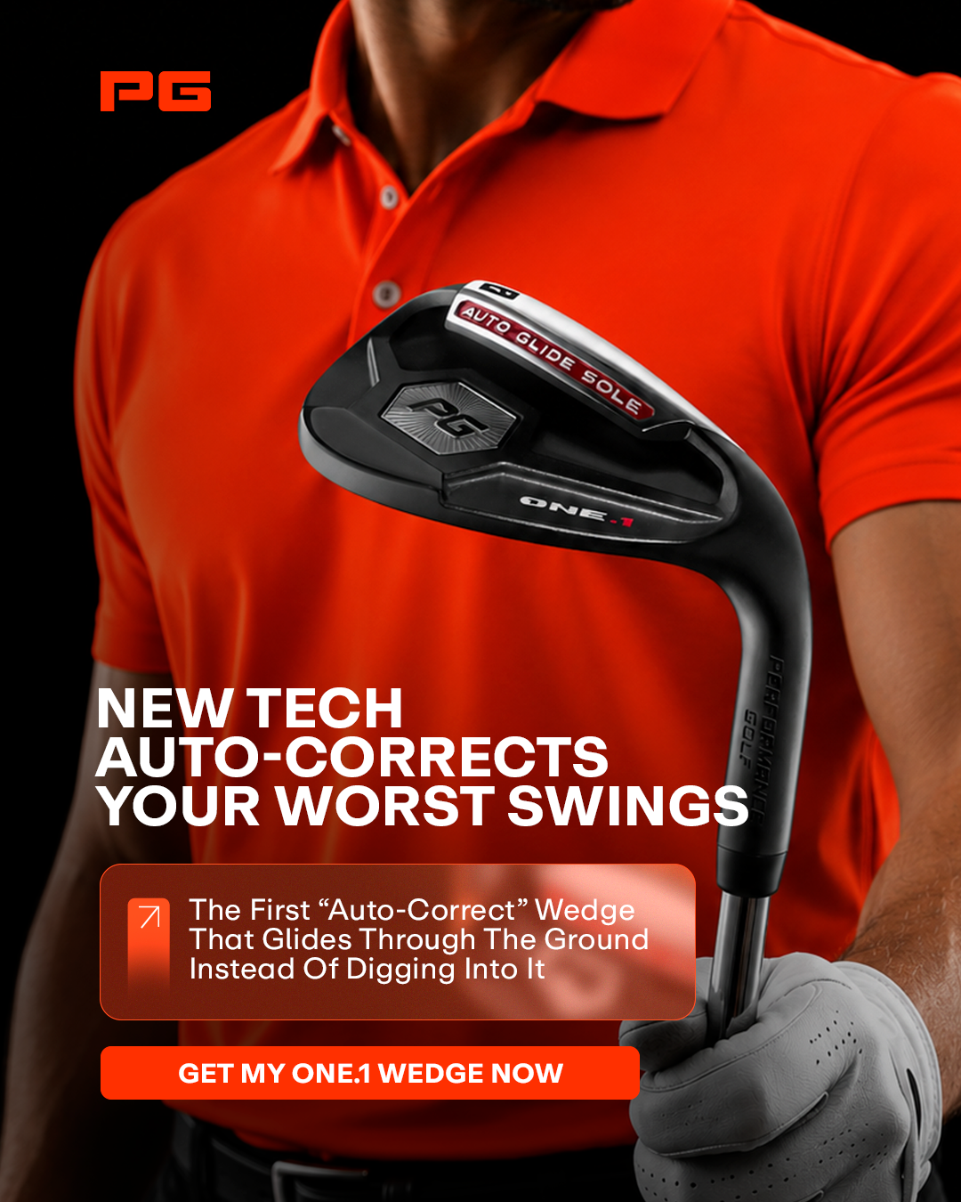 Performance Golf Facebook ad