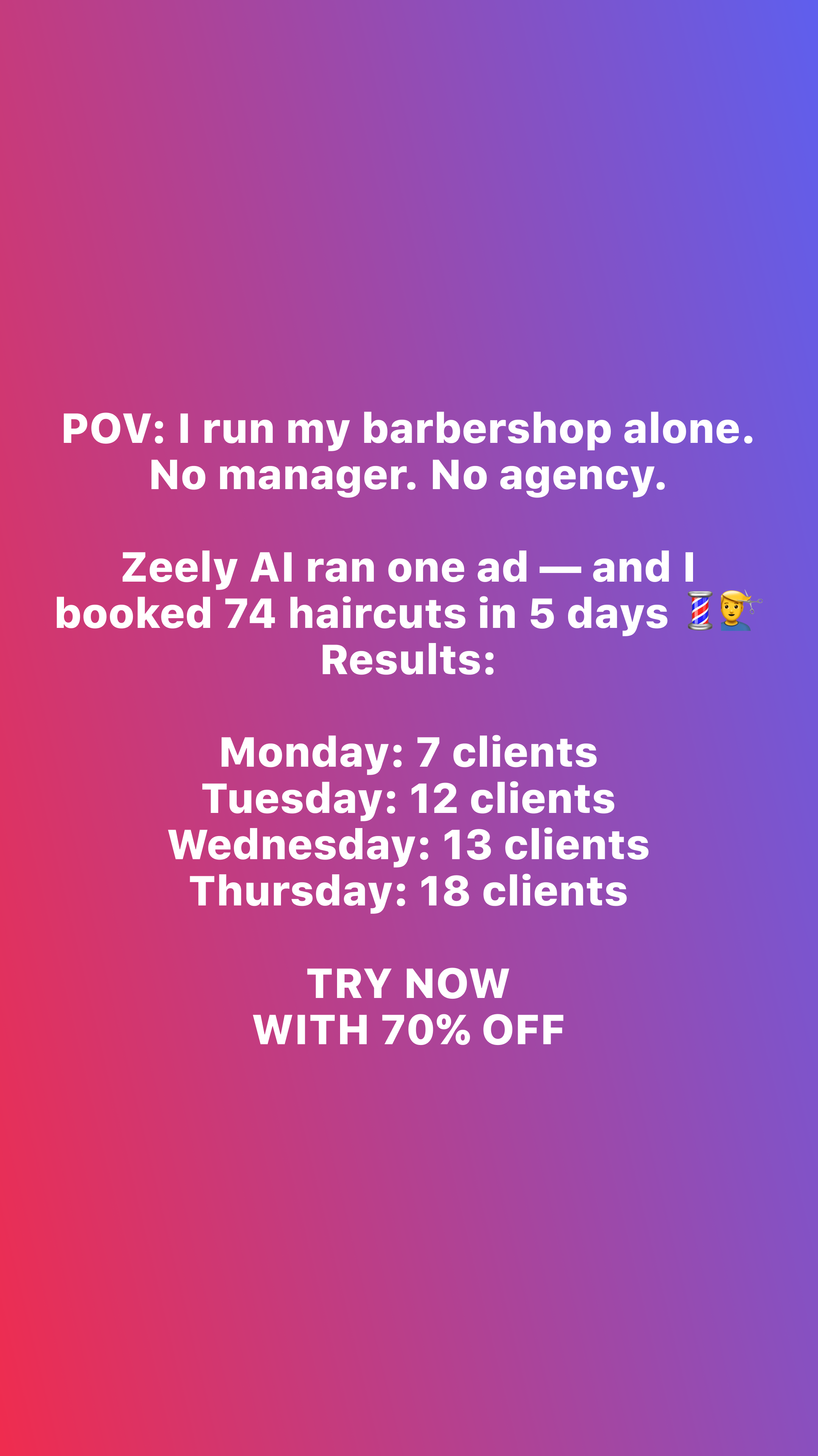 Zeely Facebook ad