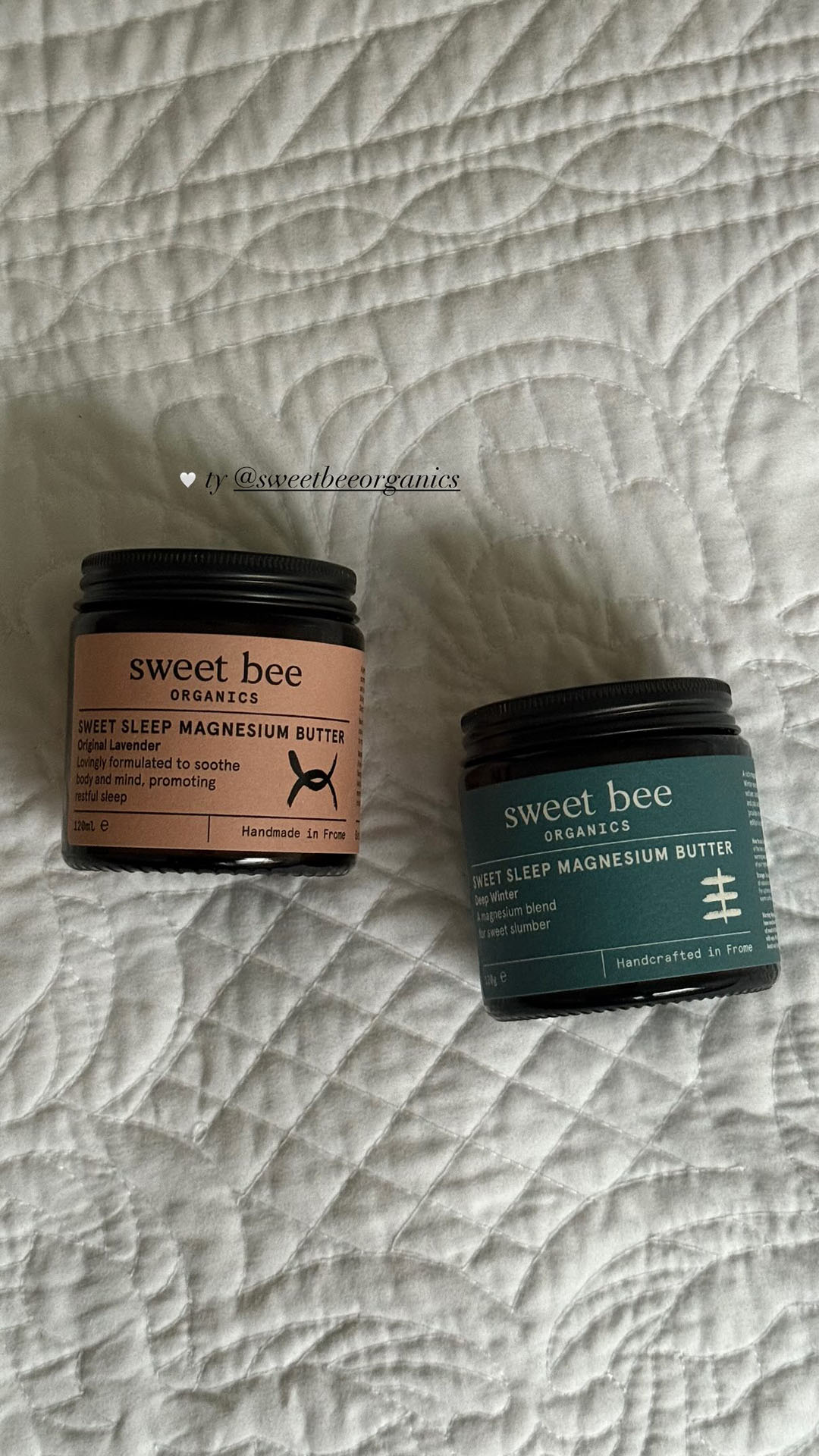 Sweet Bee Organics Facebook ad