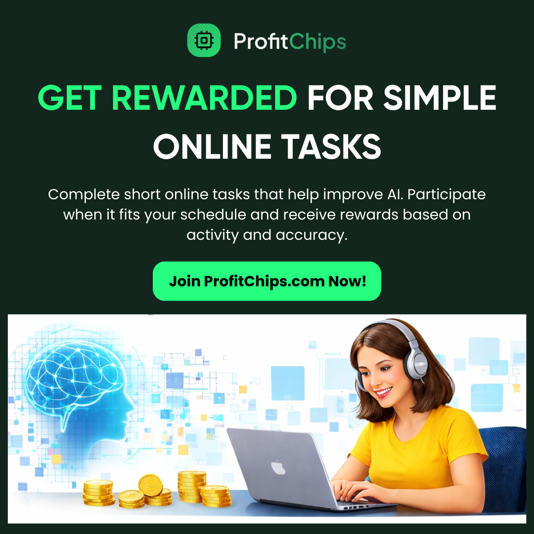 ProfitChips Global Facebook ad: Be Rewarded for Active Participation