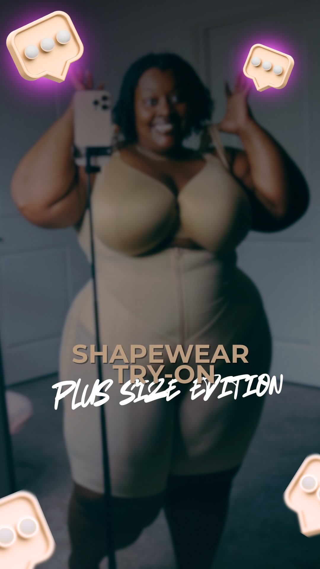 prettigrlhair Facebook ad: PLUS SIZE TRIBE… let’s talk SNATCHED!