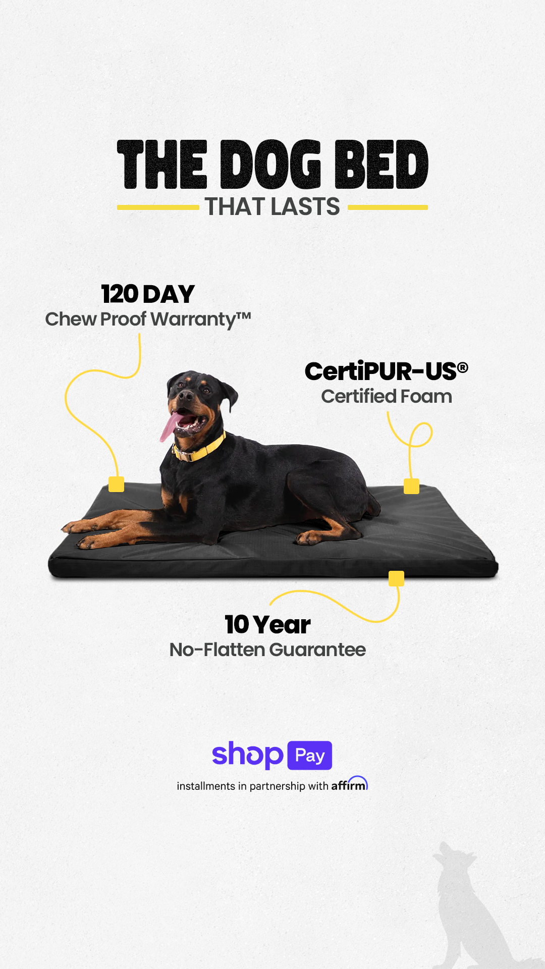 K9 Ballistics Dog Beds Facebook ad