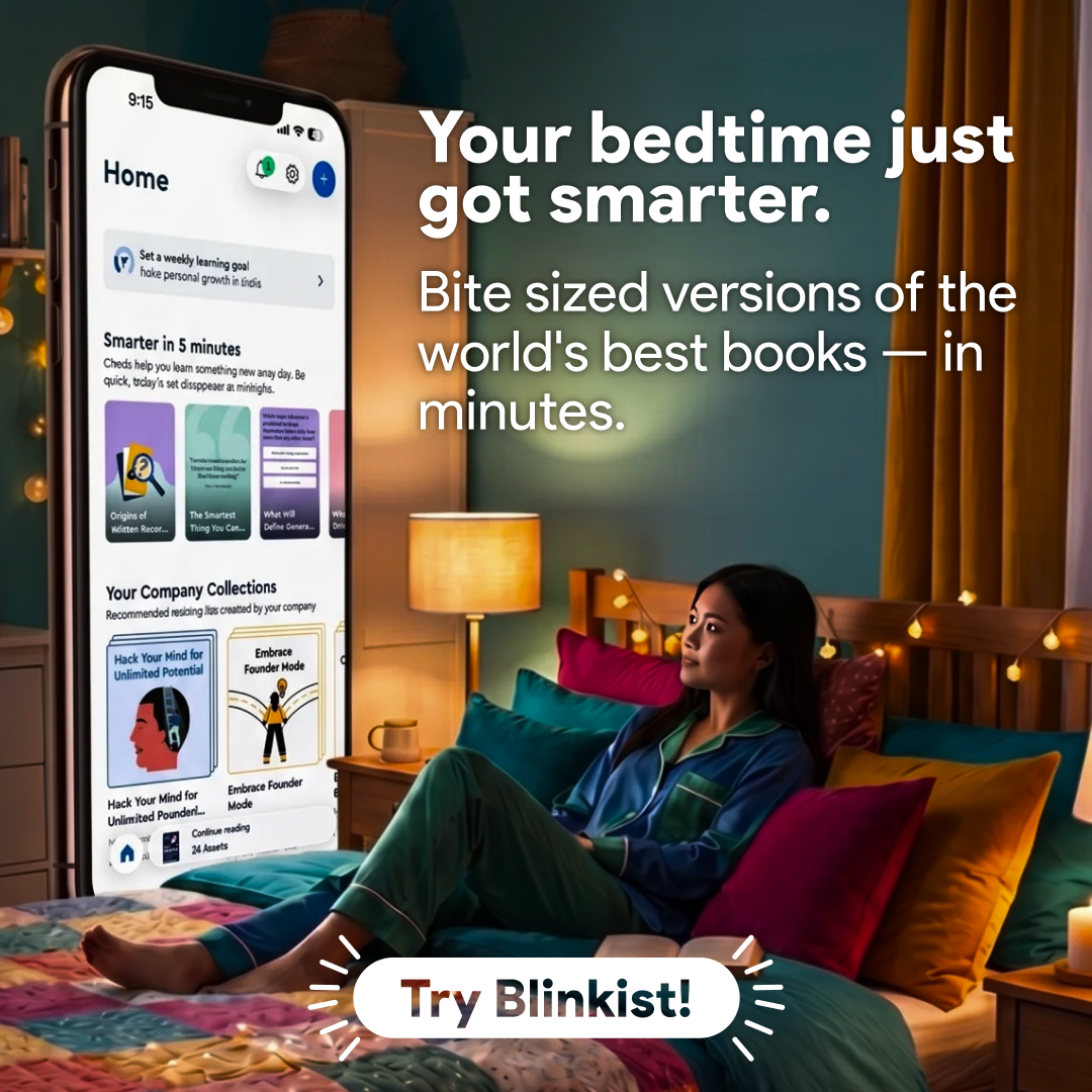 Blinkist Facebook ad