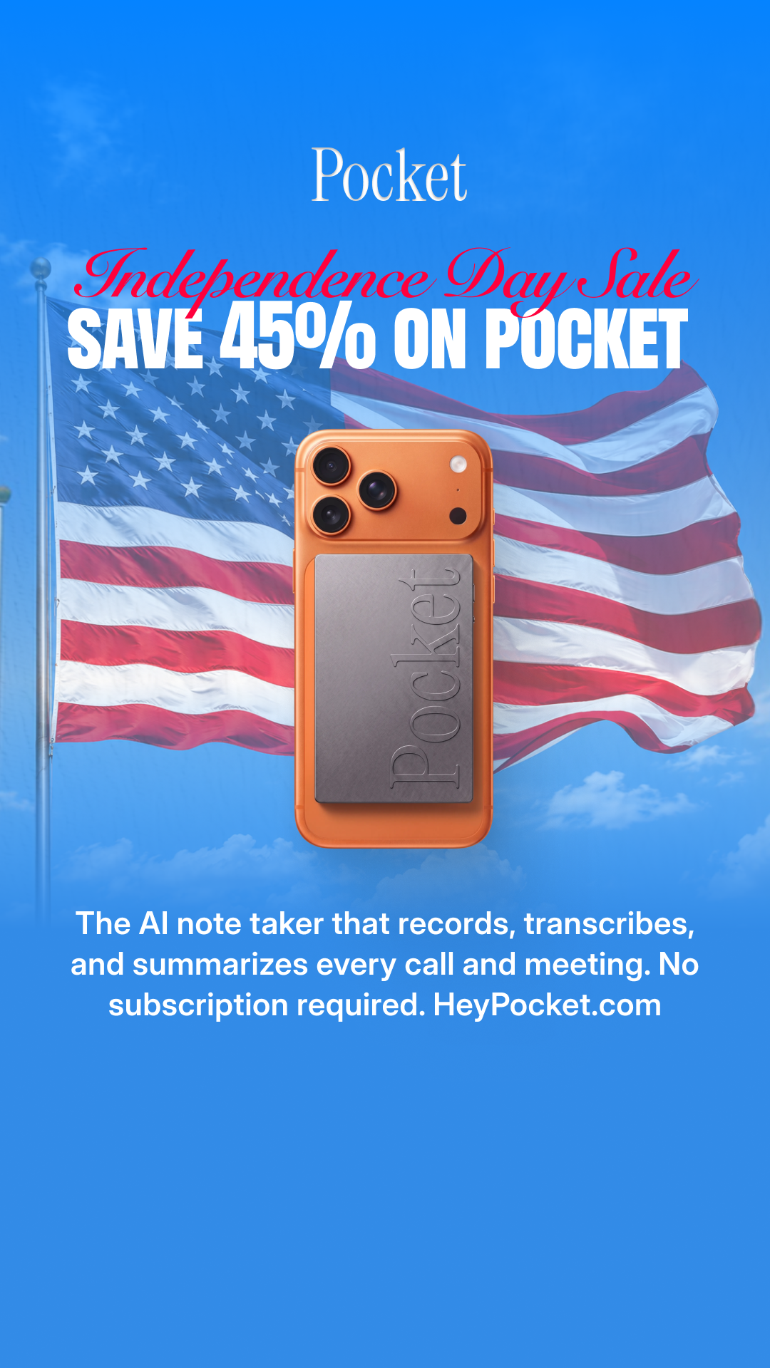 Pocket AI Facebook ad