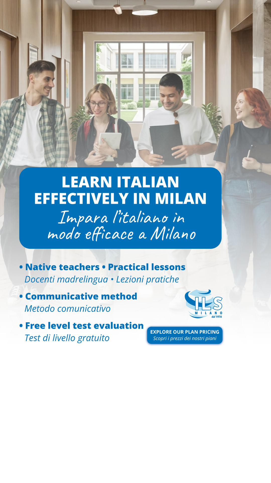 Scuola di Lingue I.L.S. Facebook ad from Jun 18, 2026