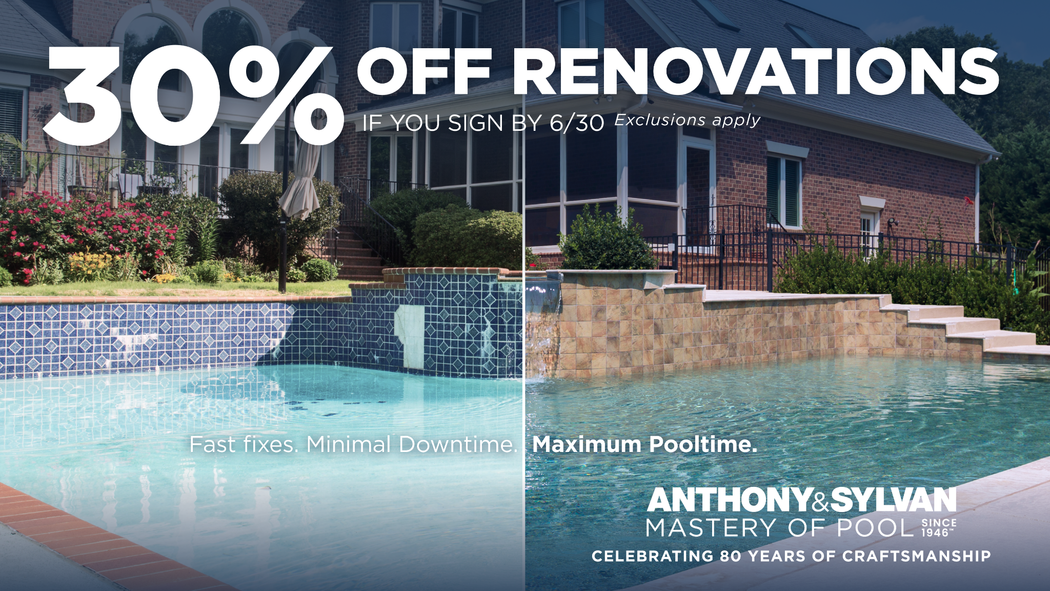 Anthony & Sylvan Pools Facebook ad
