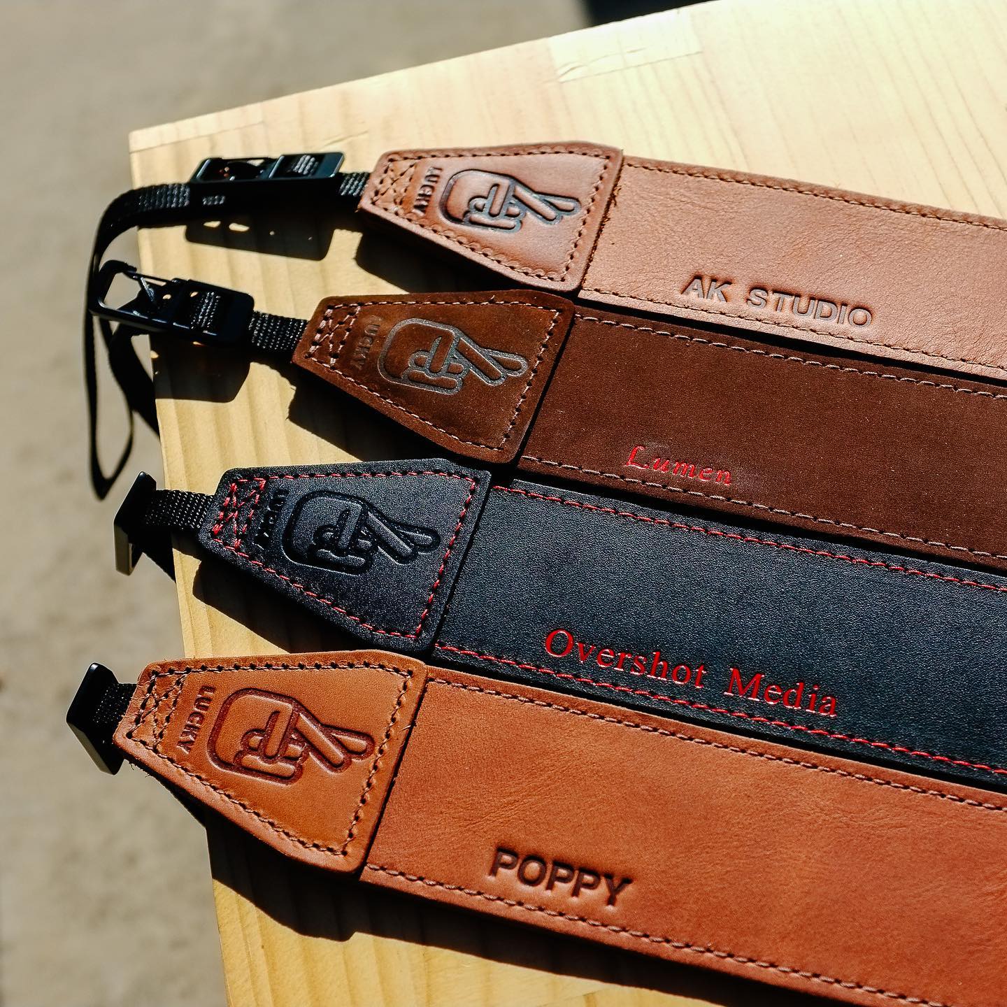 Lucky Camera Straps Facebook ad: Leather Camera Straps by Lucky Straps |