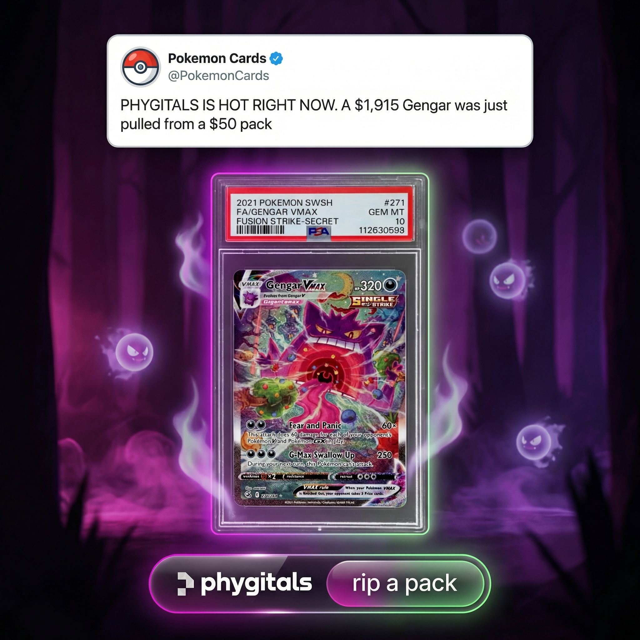 Card Collector Hub Facebook ad