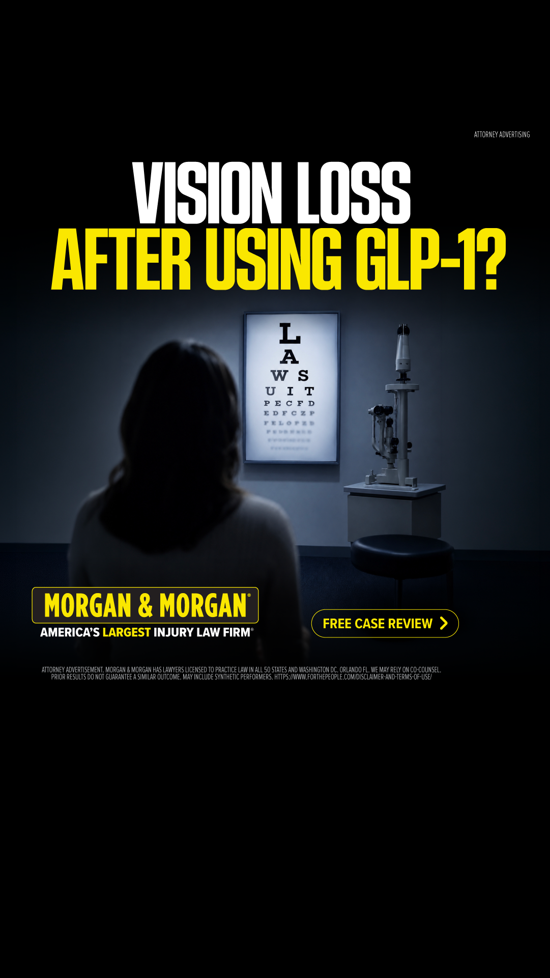 Morgan & Morgan Facebook ad