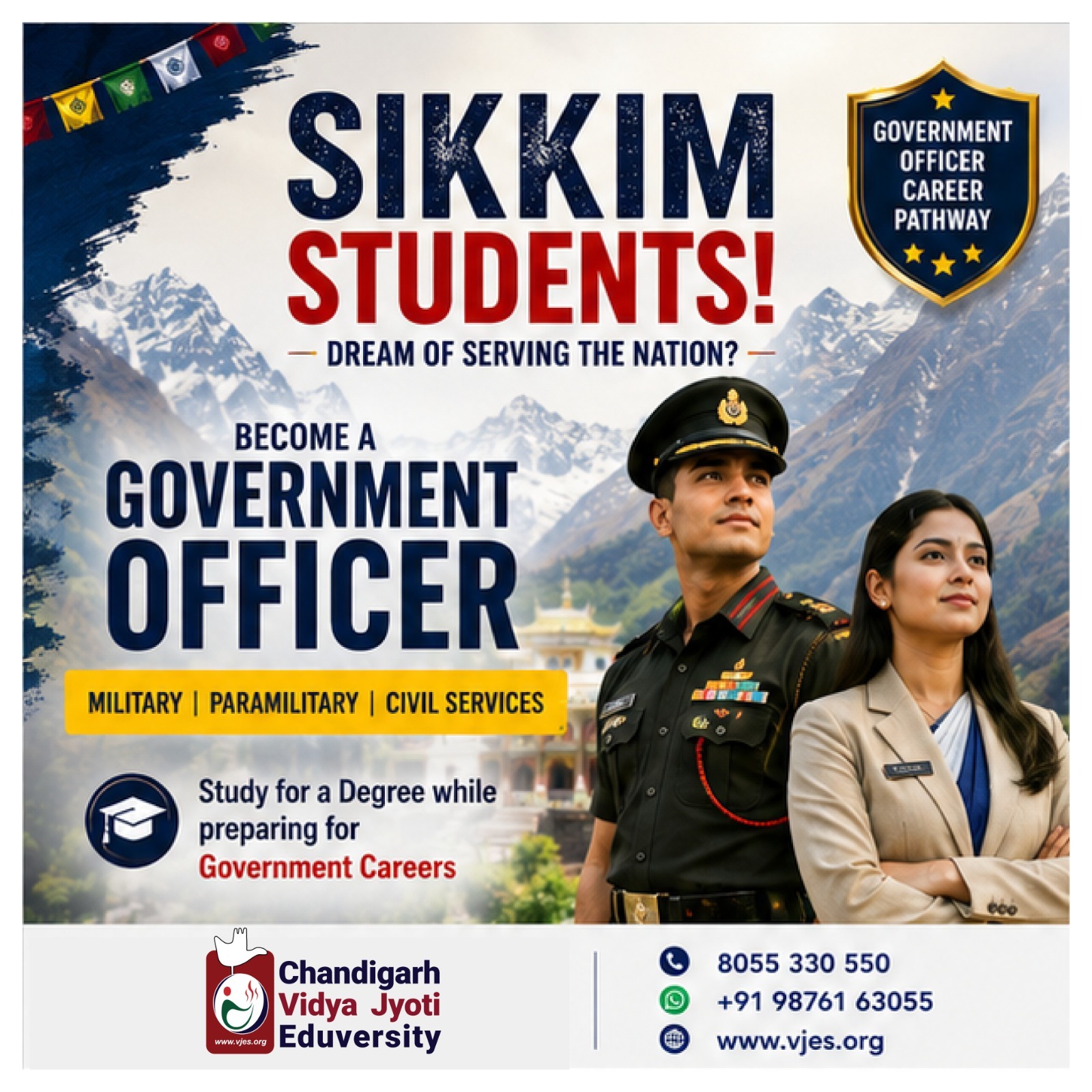 Chandigarh Vidya Jyoti Eduversity Facebook ad