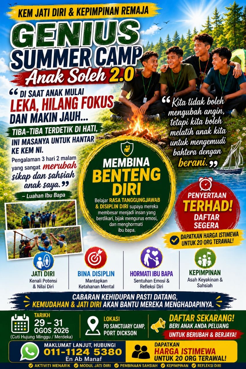 Nafura Future Consultancy Facebook ad: DAFTAR GSC Anak Soleh 2.0 hari ini