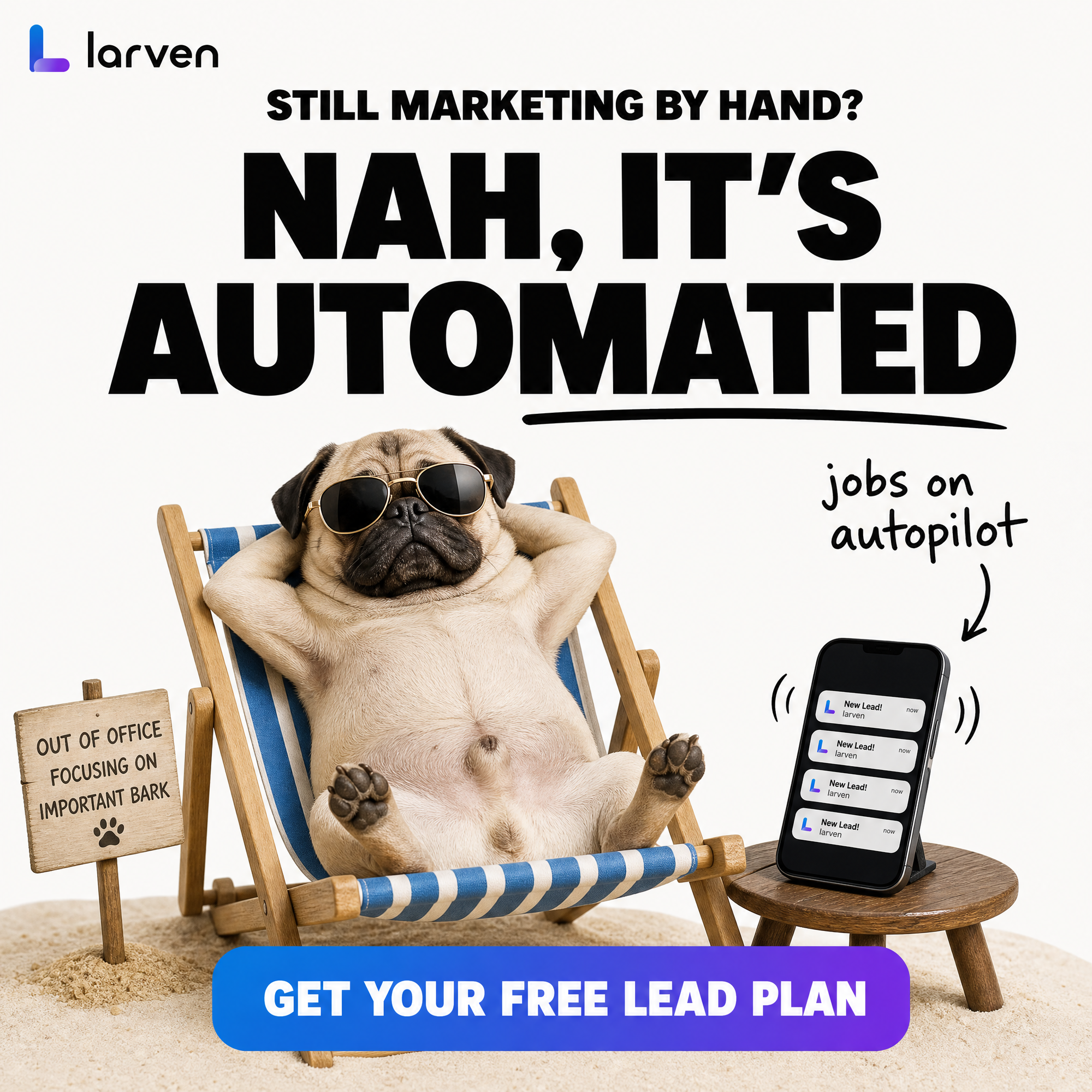 Larven AI Facebook ad