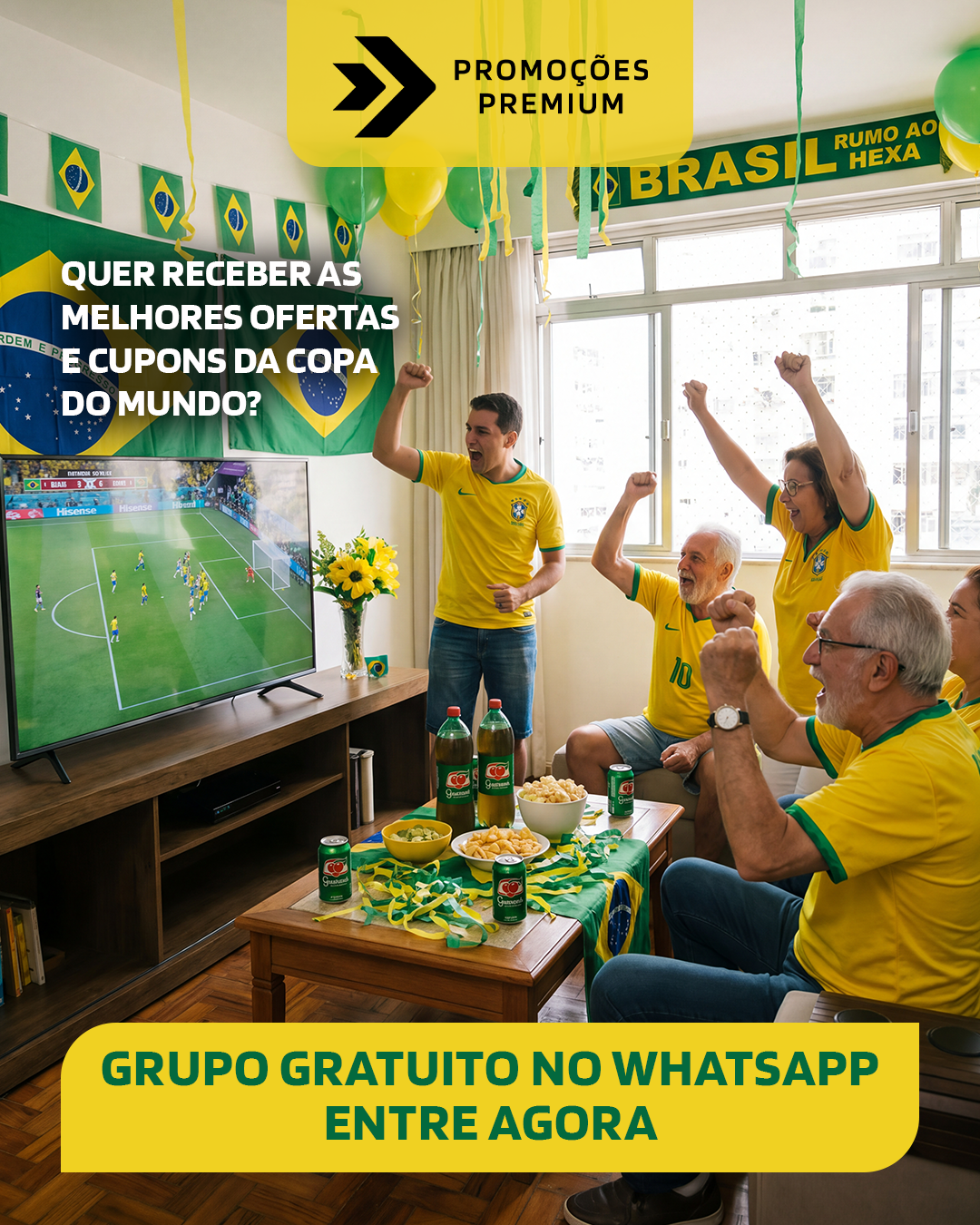 Promoções Premium Facebook ad