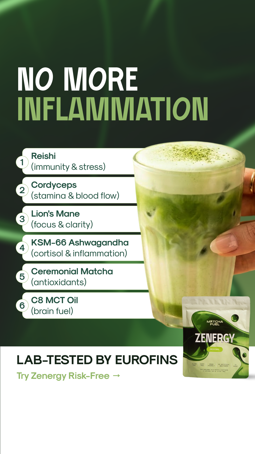Matcha Fuel Facebook ad