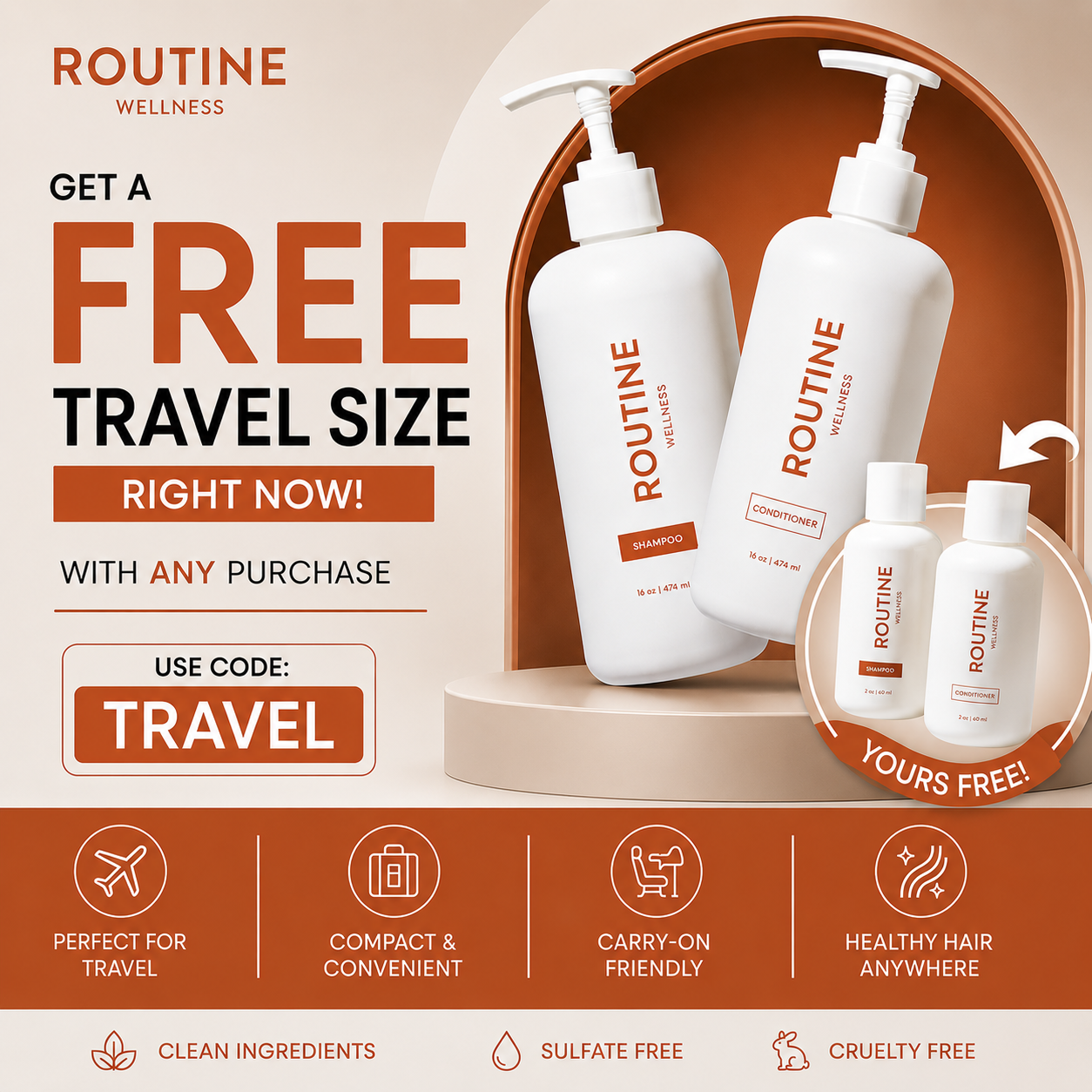 Routine Wellness Facebook ad