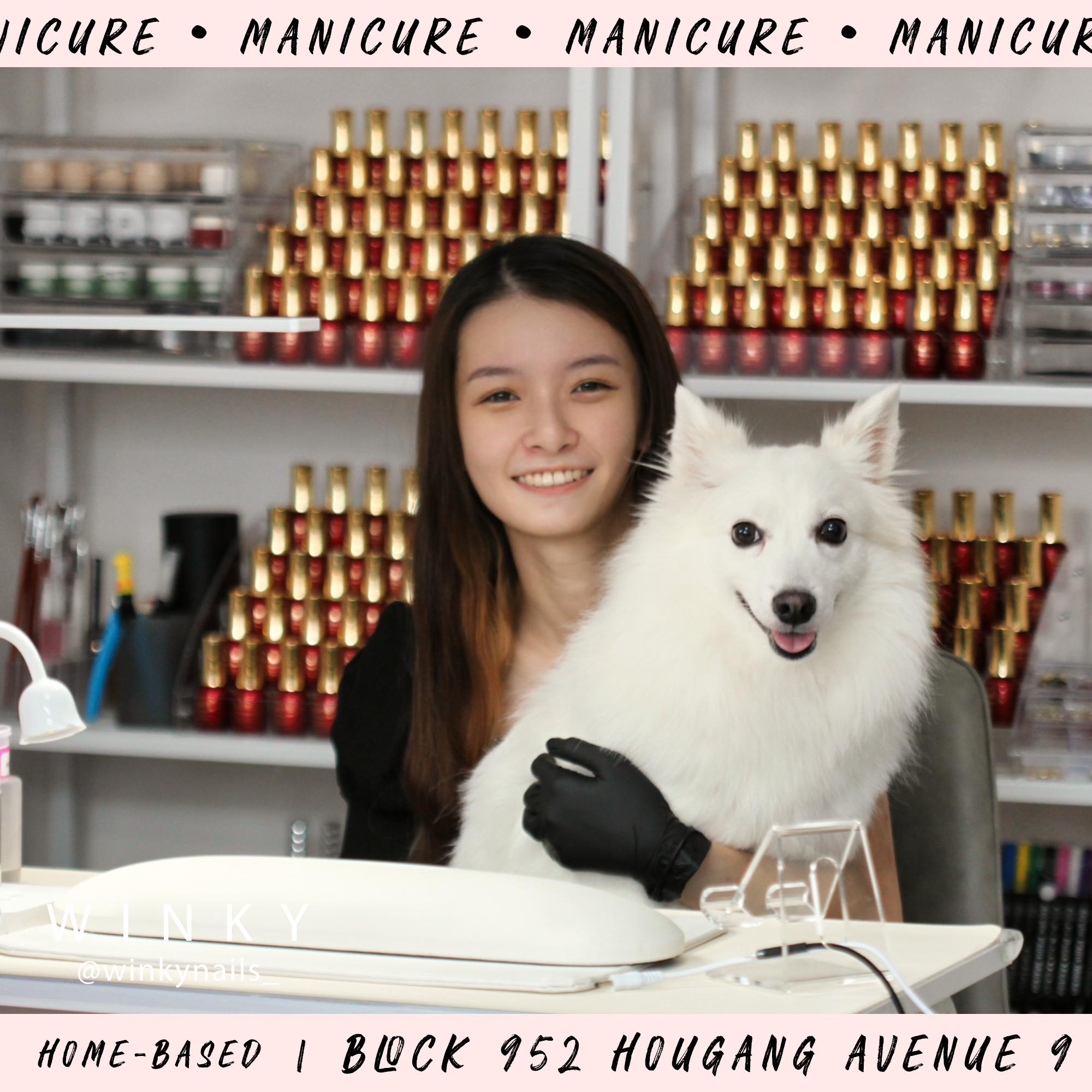 winkynails_ Facebook ad: Hi, I'm Hui Ni.