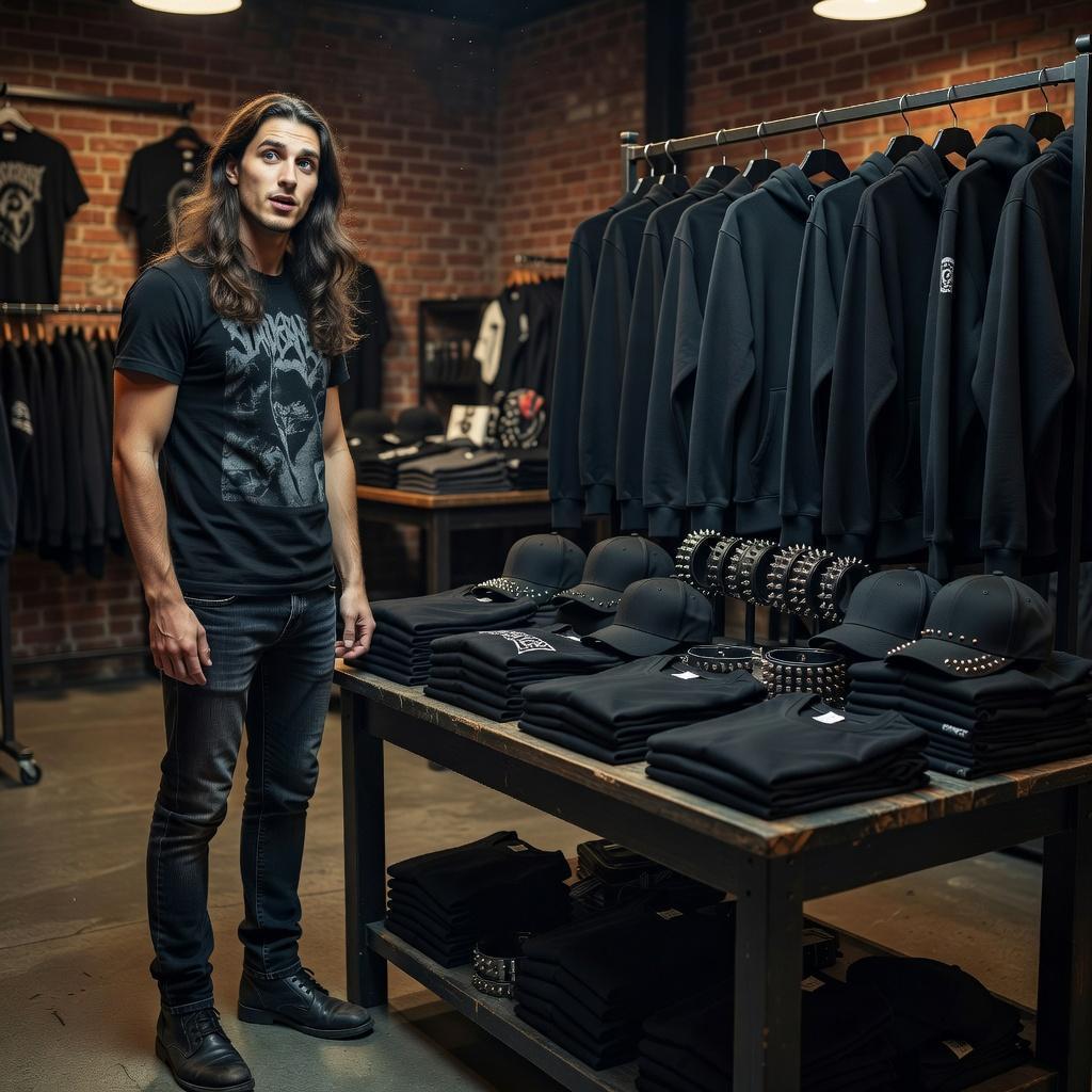 Serene Scribe Trending Facebook ad: Heavy Metal Merchandise!
