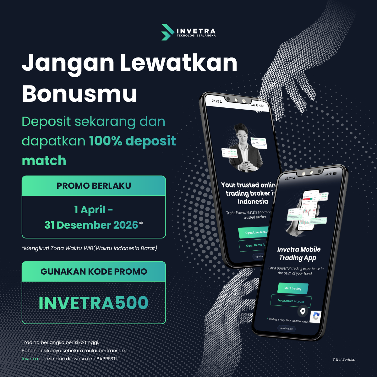 Invetra Teknologi Berjangka Facebook ad