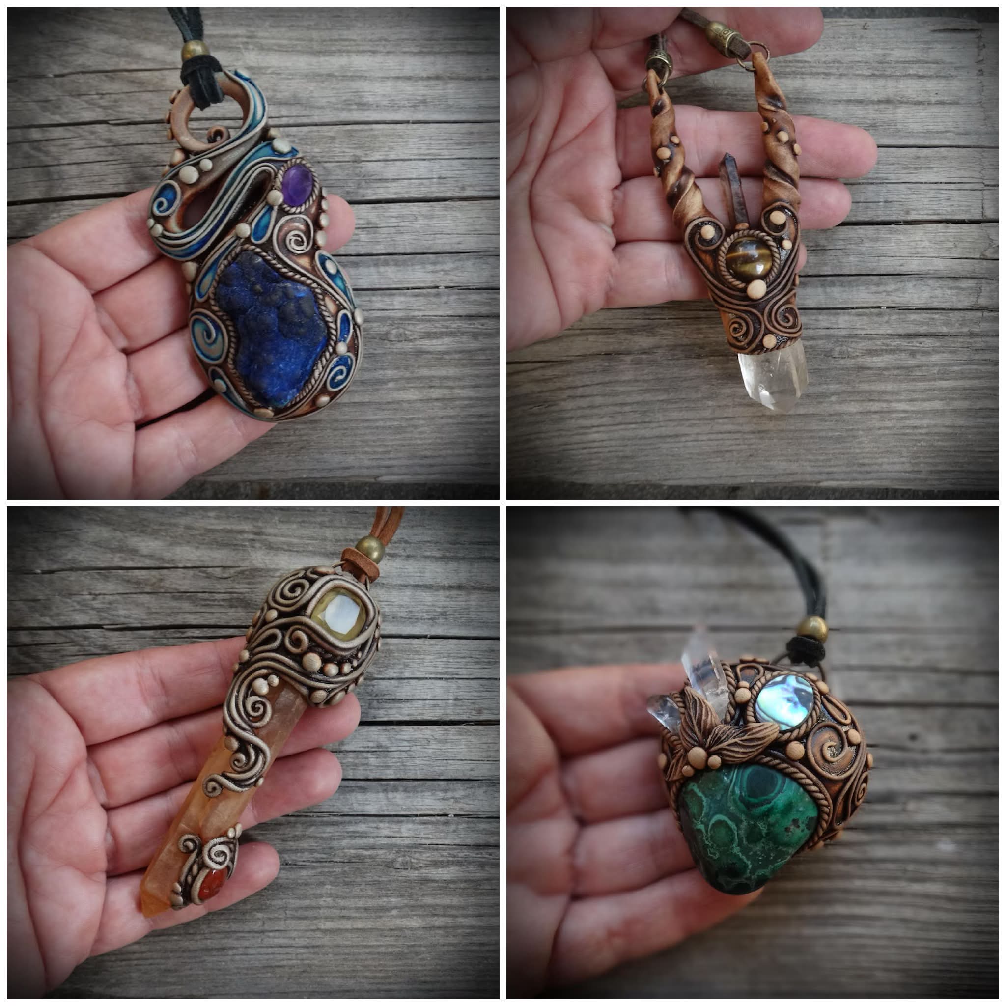 Mystic Cave - Crystal Healing Jewelry Facebook ad: MeDeos - Etsy