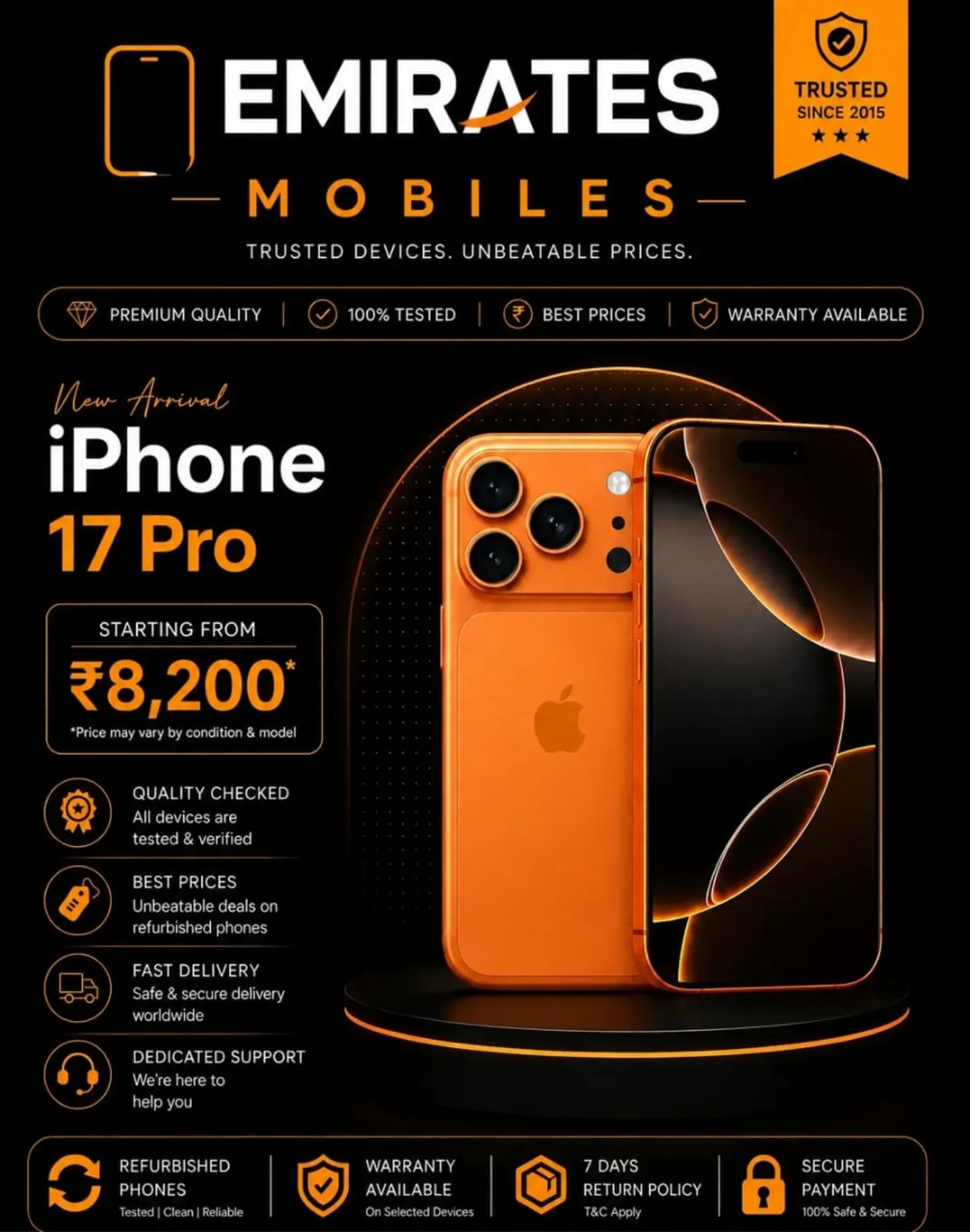imirates_mobiles Facebook ad: Premium Apple experience, अब बेहतर कीमत पर!