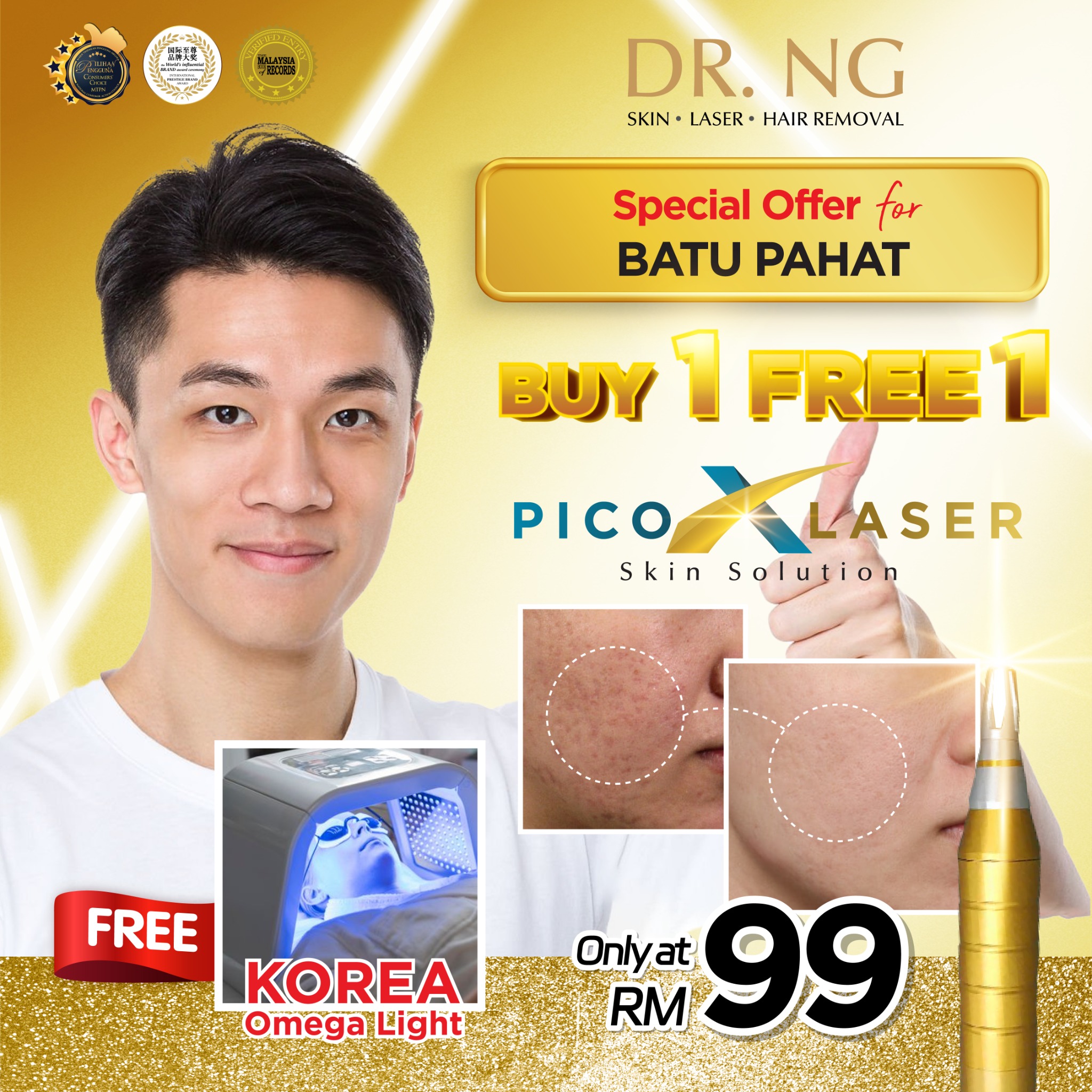 DR. NG SKIN Facebook ad