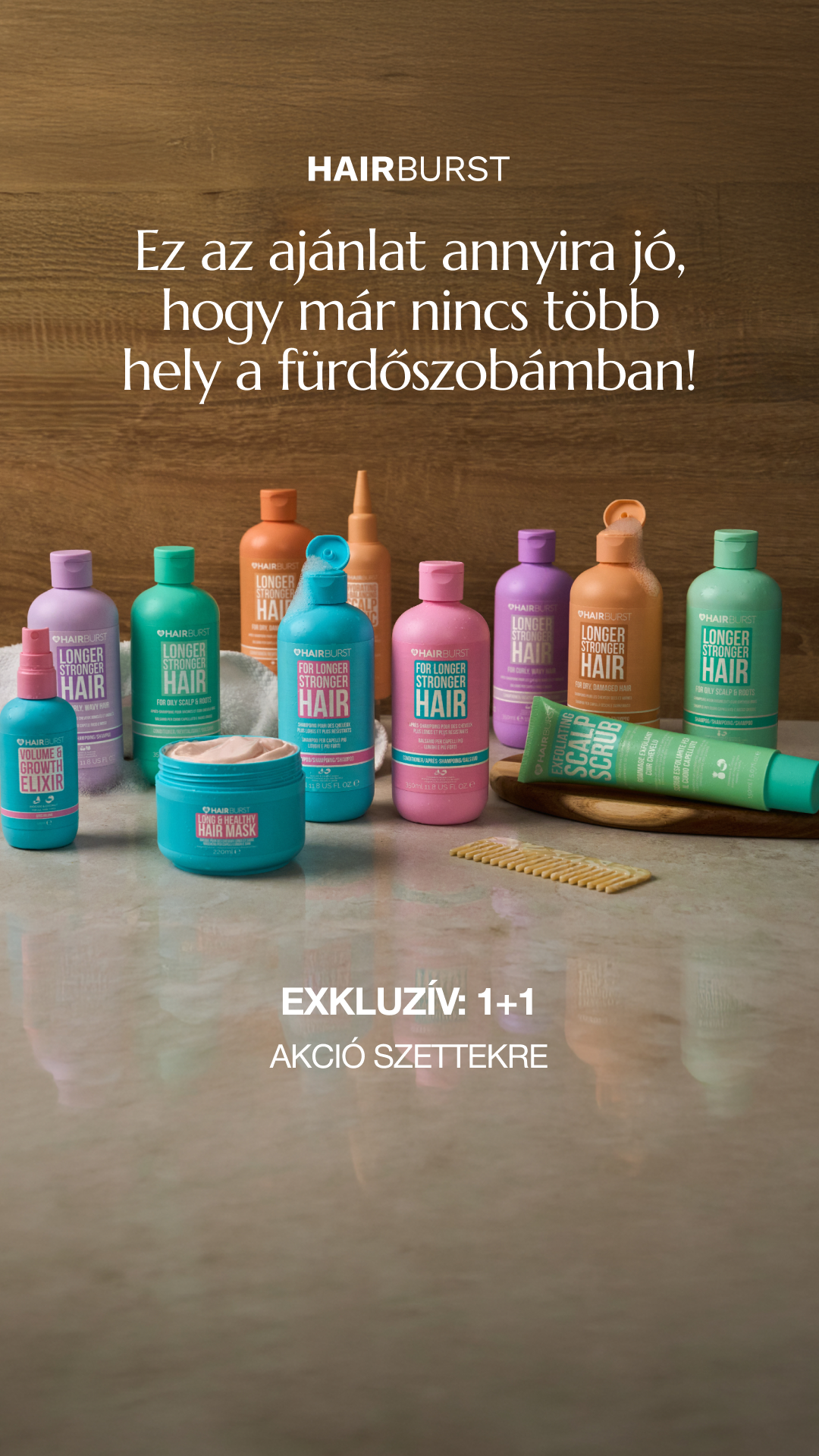 Hairburst Hungary Facebook ad