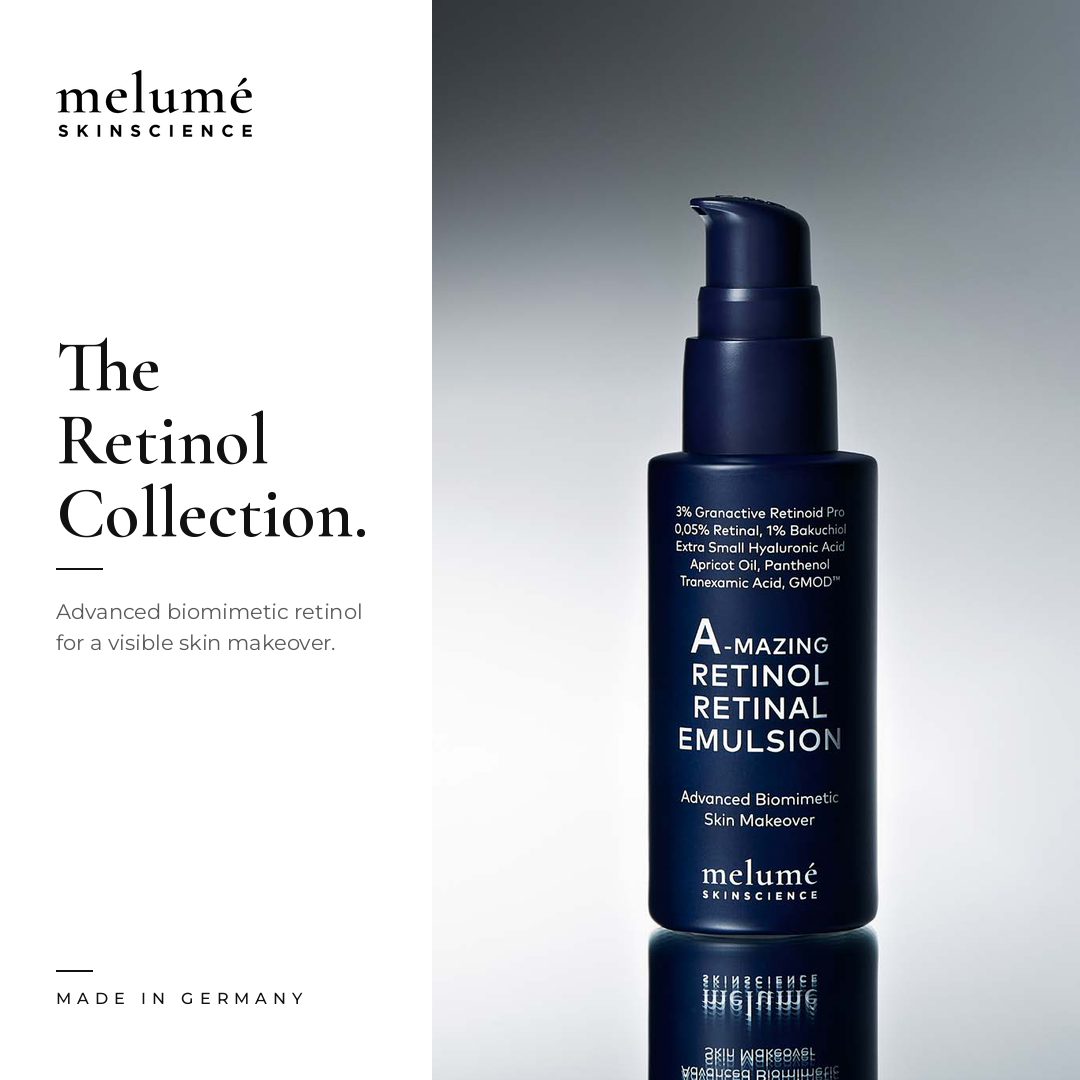 Melumé Skinscience ME Facebook ad: خصم 15 يورو على طلبك الأول