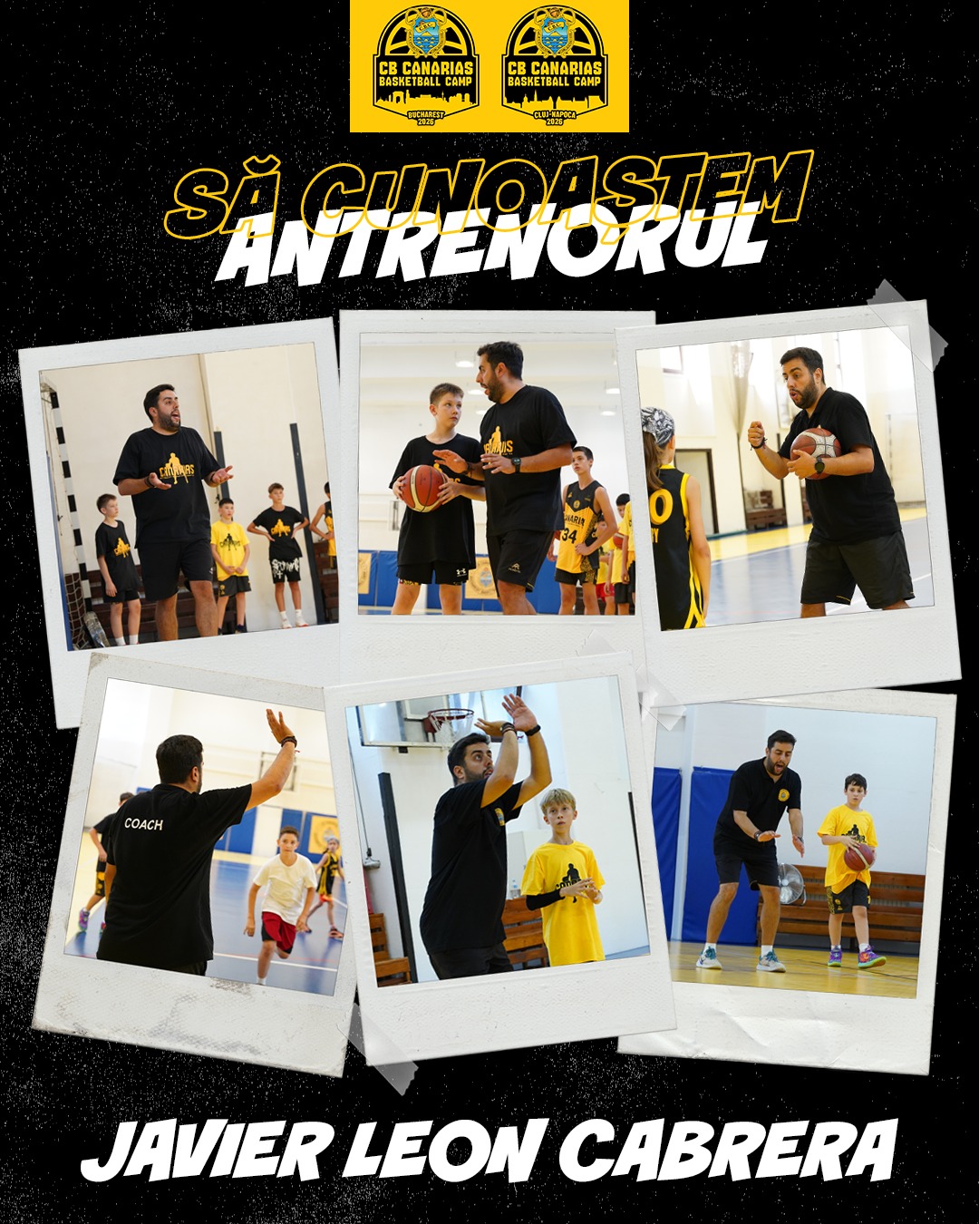 CB Canarias Bucharest Basketball Camp Facebook ad: Javier Leon Cabrera revine la CB Canarias Basketball…