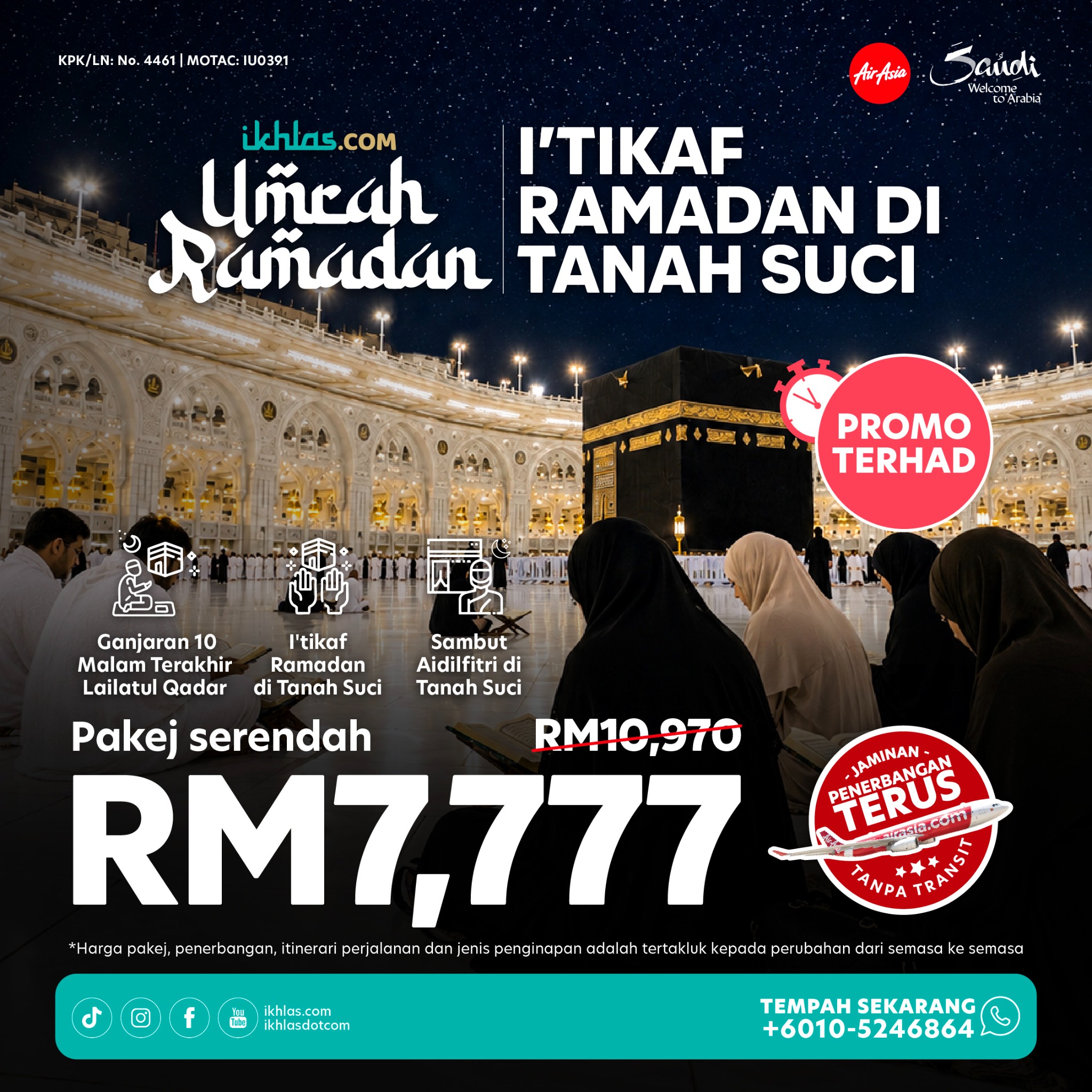 IKHLAS Facebook ad
