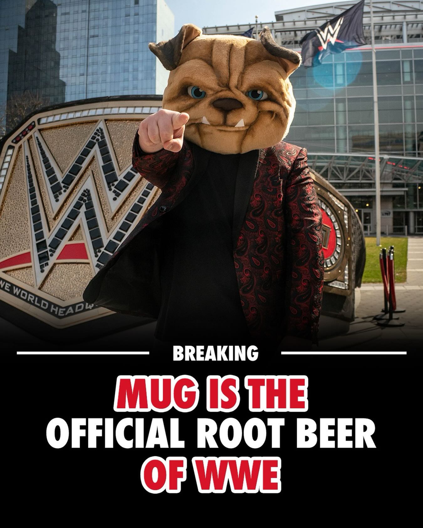 Mug Root Beer Facebook ad: MUG stepping into the ring