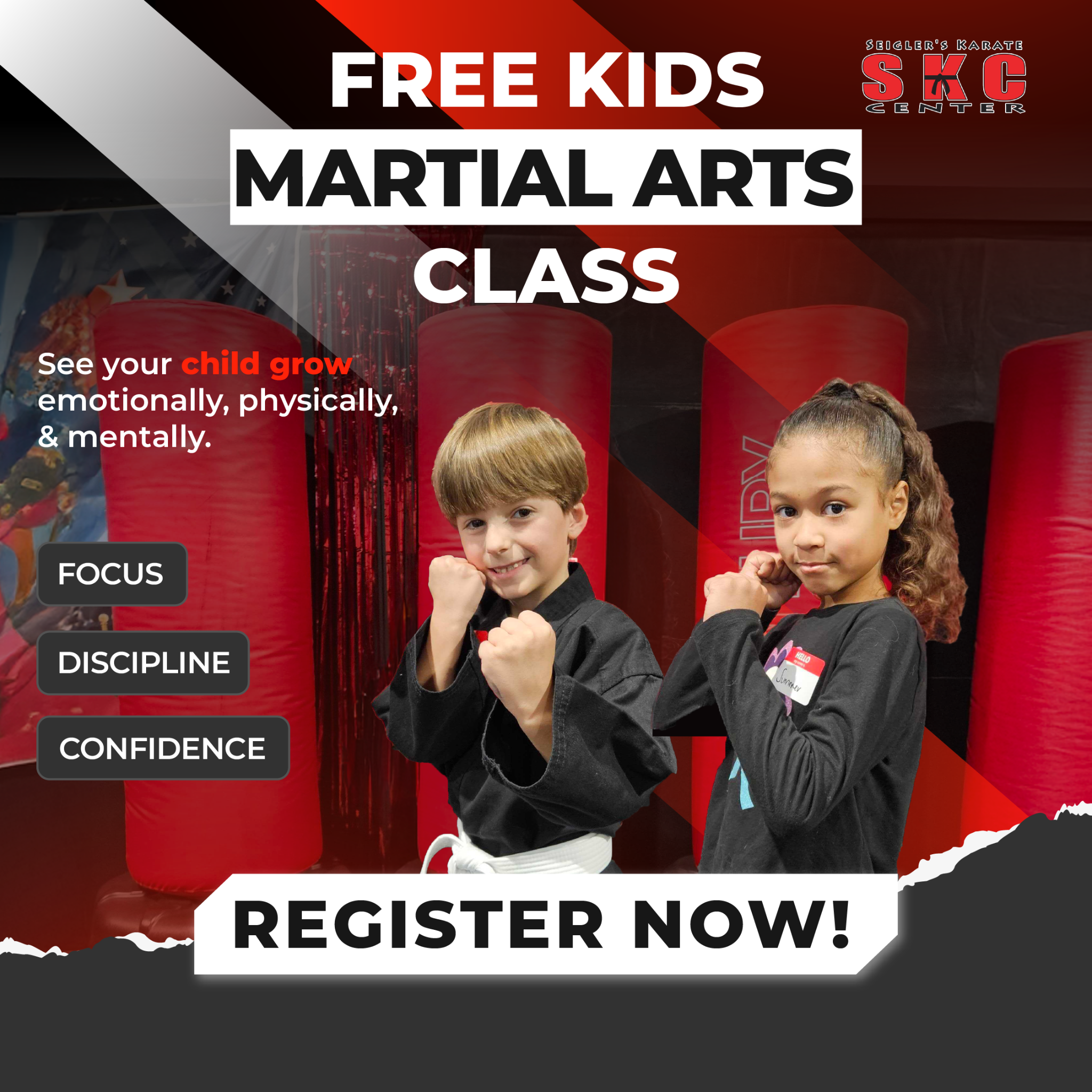 Seigler's Karate Center Facebook ad