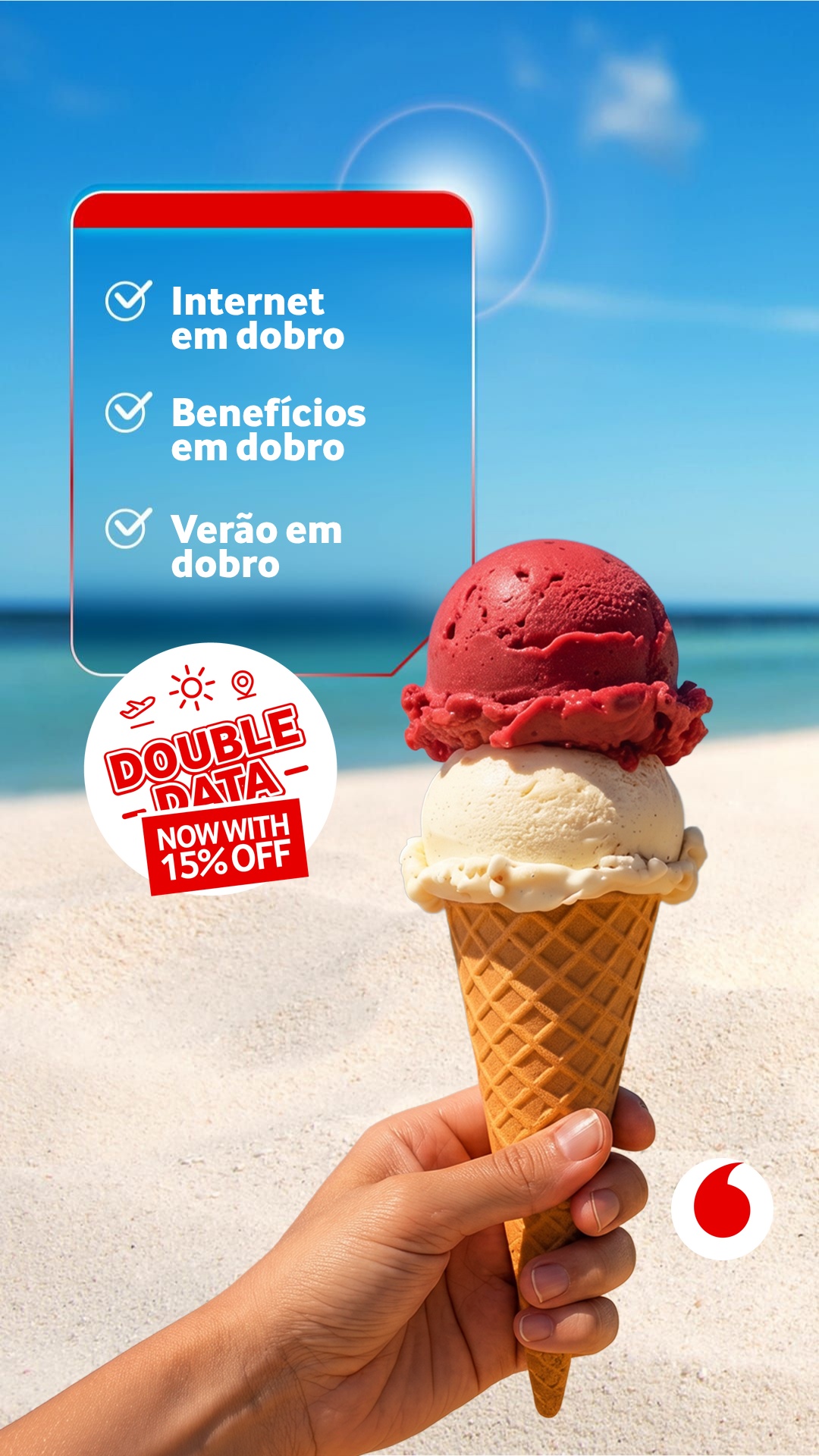 Vodafone Travel eSIM Facebook ad