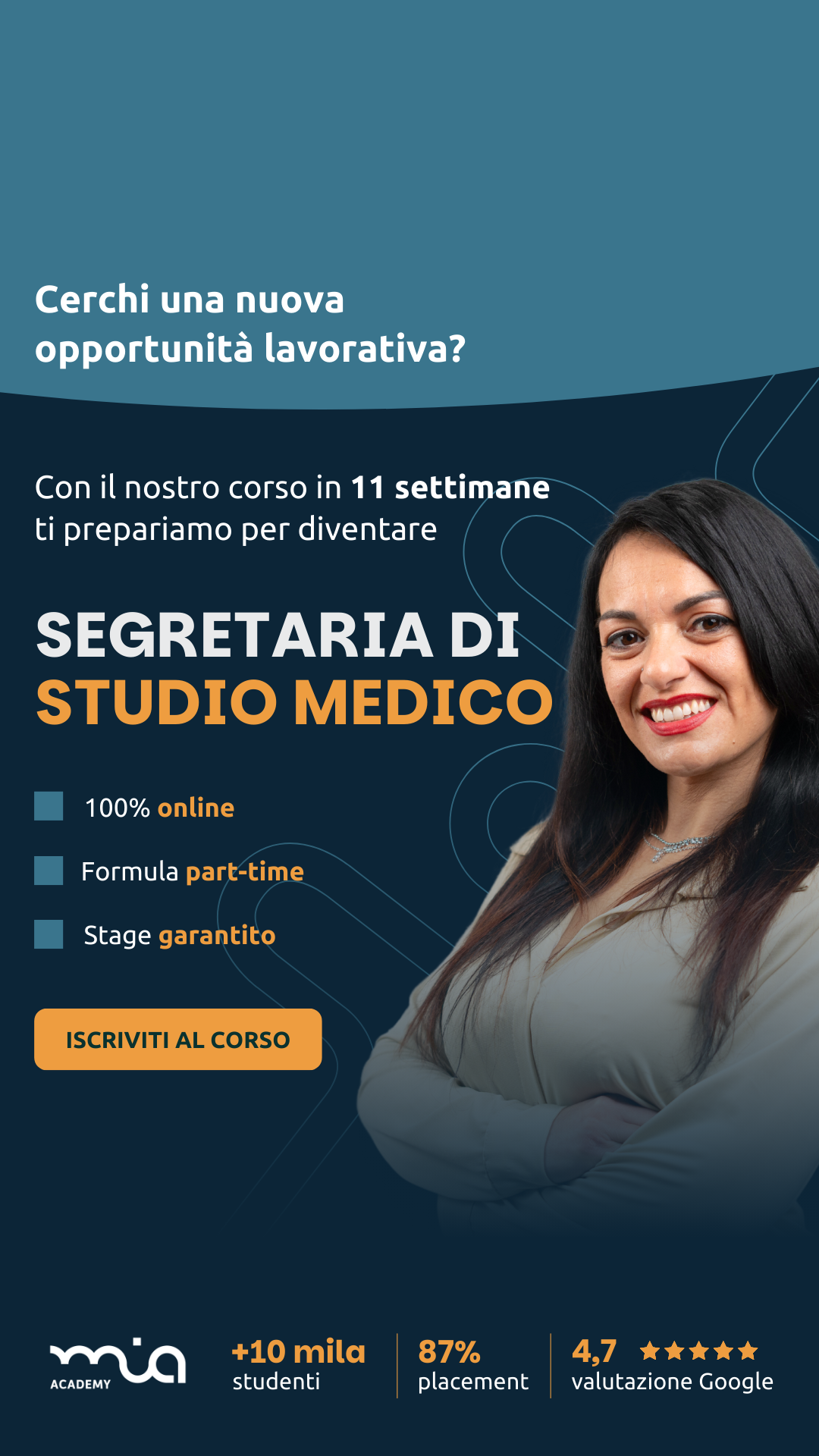 Mia Academy ad creative