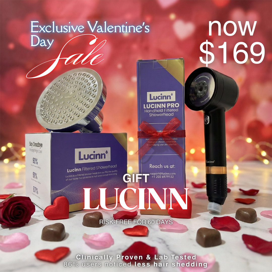 Lucinn Filtered Showerhead Facebook ad
