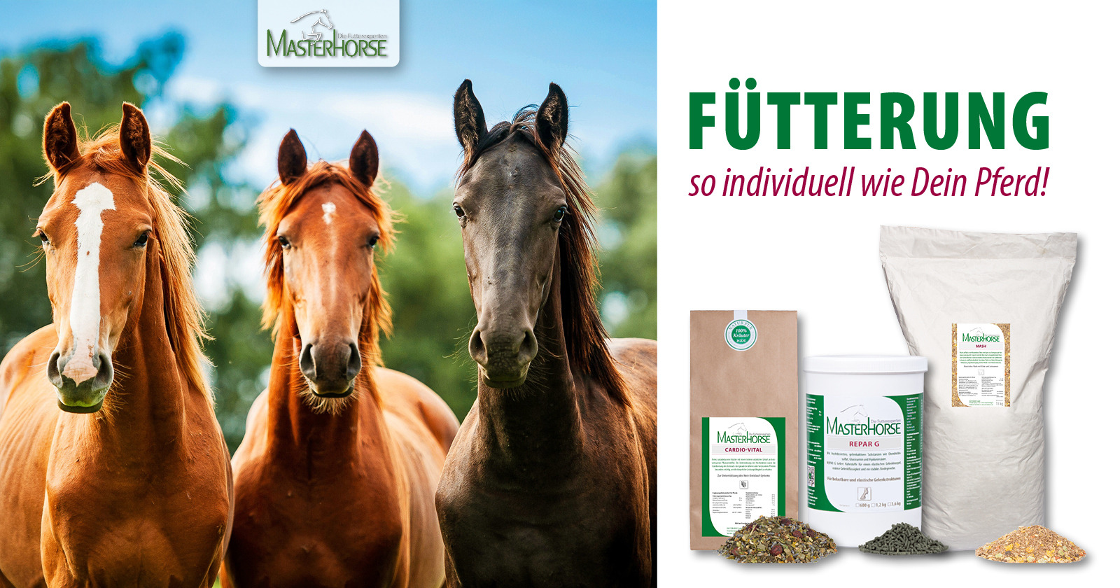 Masterhorse - Die Futterexperten Facebook ad from Aug 11, 2025