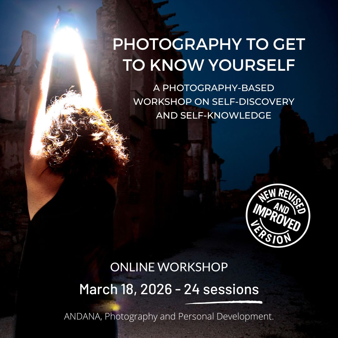 ANDANAfoto Facebook ad: PHOTOGRAPHY TO GET TO KNOW YOURSELF