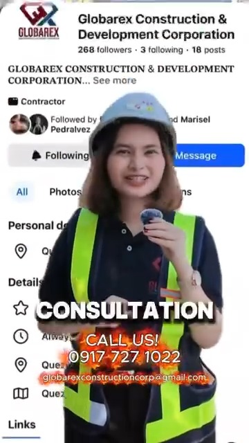 Globarex Construction & Development Corporation Facebook ad: 𝐆𝐋𝐎𝐁𝐀𝐑𝐄𝐗 𝐂𝐎𝐍𝐒𝐓𝐑𝐔𝐂𝐓𝐈𝐎𝐍 &…
